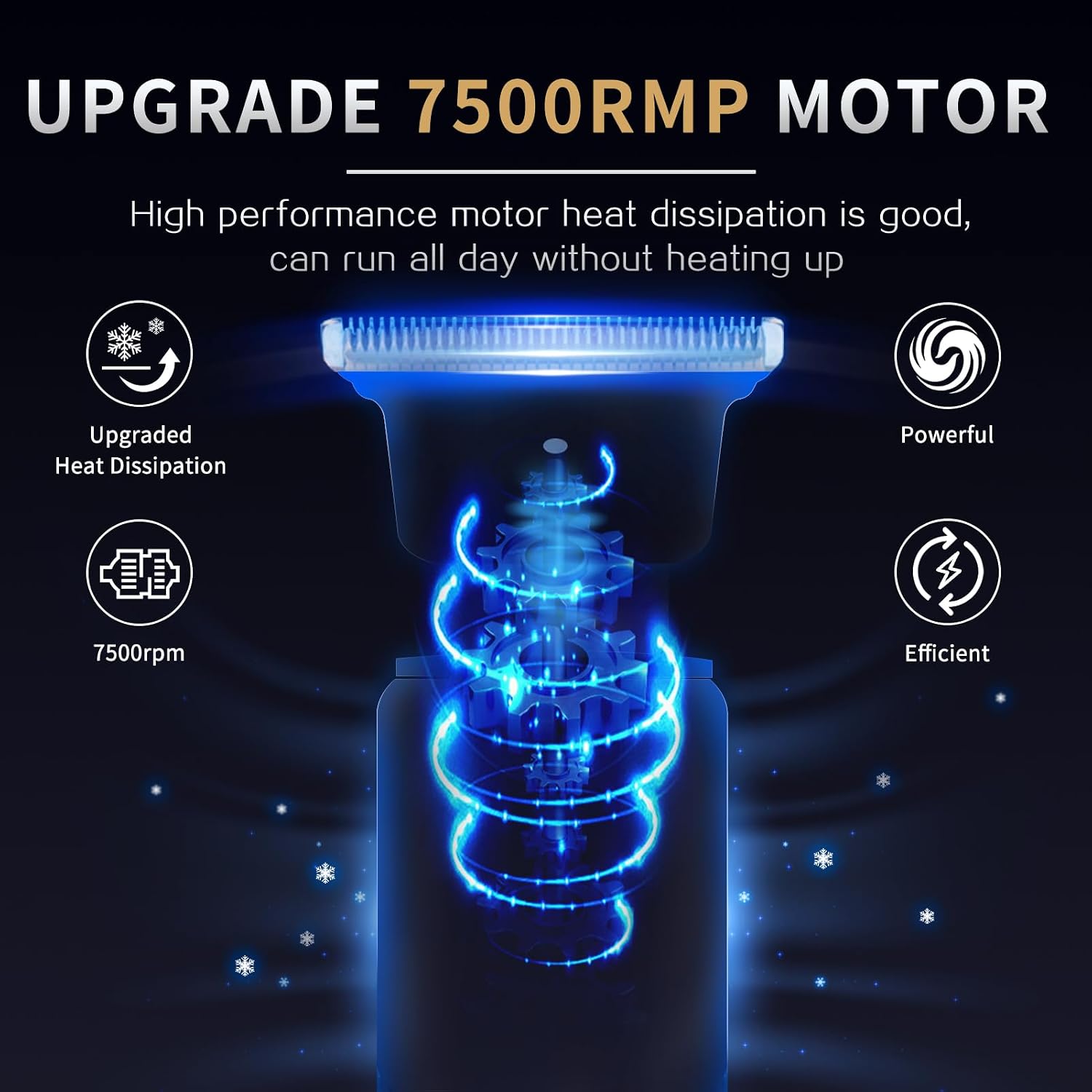 Ufree Beard Trimmer for Men, T-Blade Hair Trimmer, Zero Gap Edger Clippers