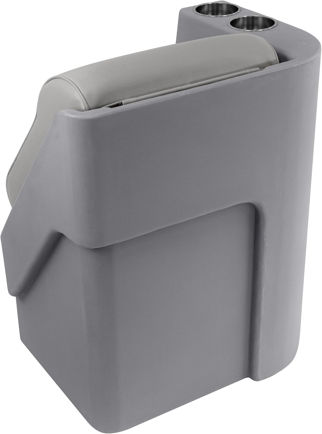Wise 8WD1305L-1011 Deluxe Series Pontoon Left Lean Back Recliner Section, Grey/Navy/Blue
