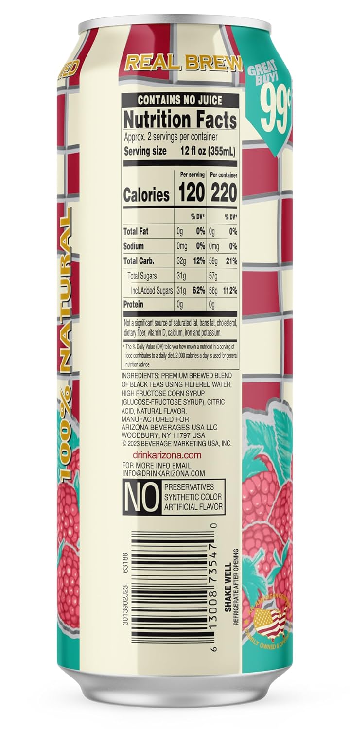 AriZona Mucho Mango Fruit Juice Drink - 22 Fl Oz Big Can
