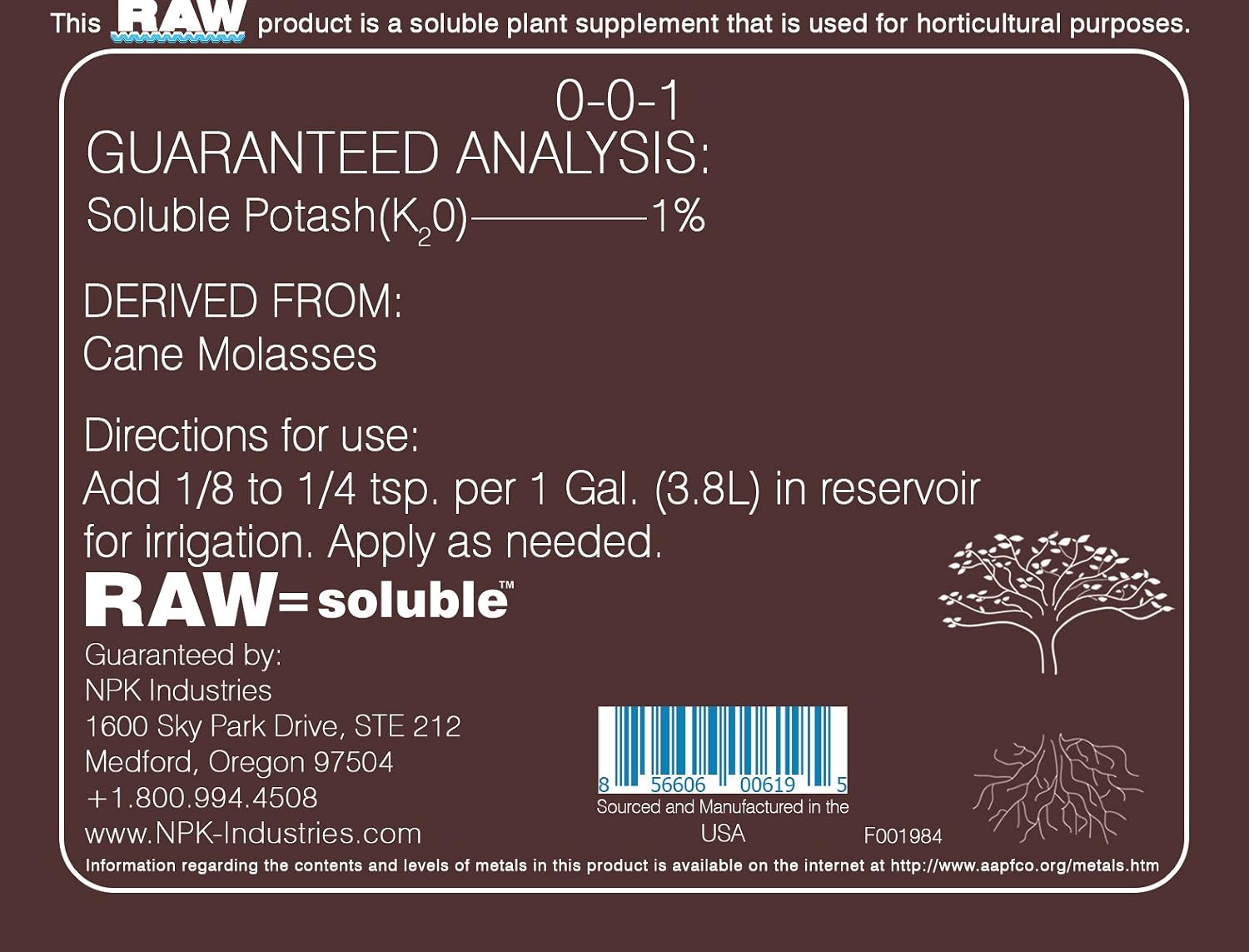 RAW Cane Molasses 2 oz