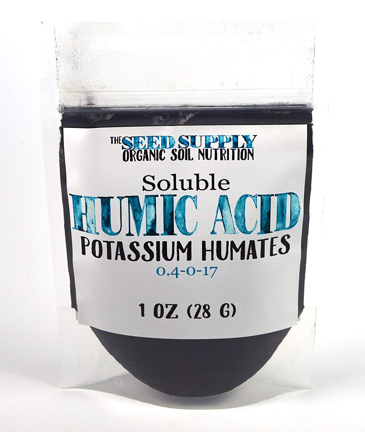 1 Ounce Soluble Humic Acid Powder - Potassium Humates