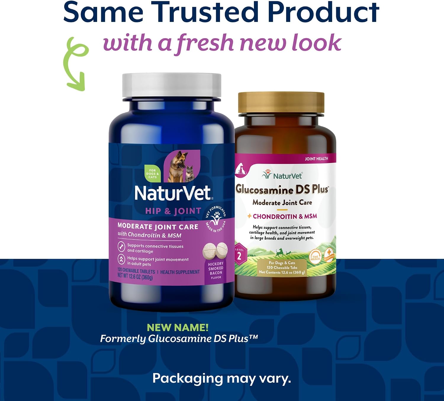 NaturVet – Glucosamine DS Plus - Level 2 Moderate Care – Supports Healthy Hip & Joint Function – Enhanced with Glucosamine, MSM & Chondroitin – for Dogs & Cats–70 Soft Chews