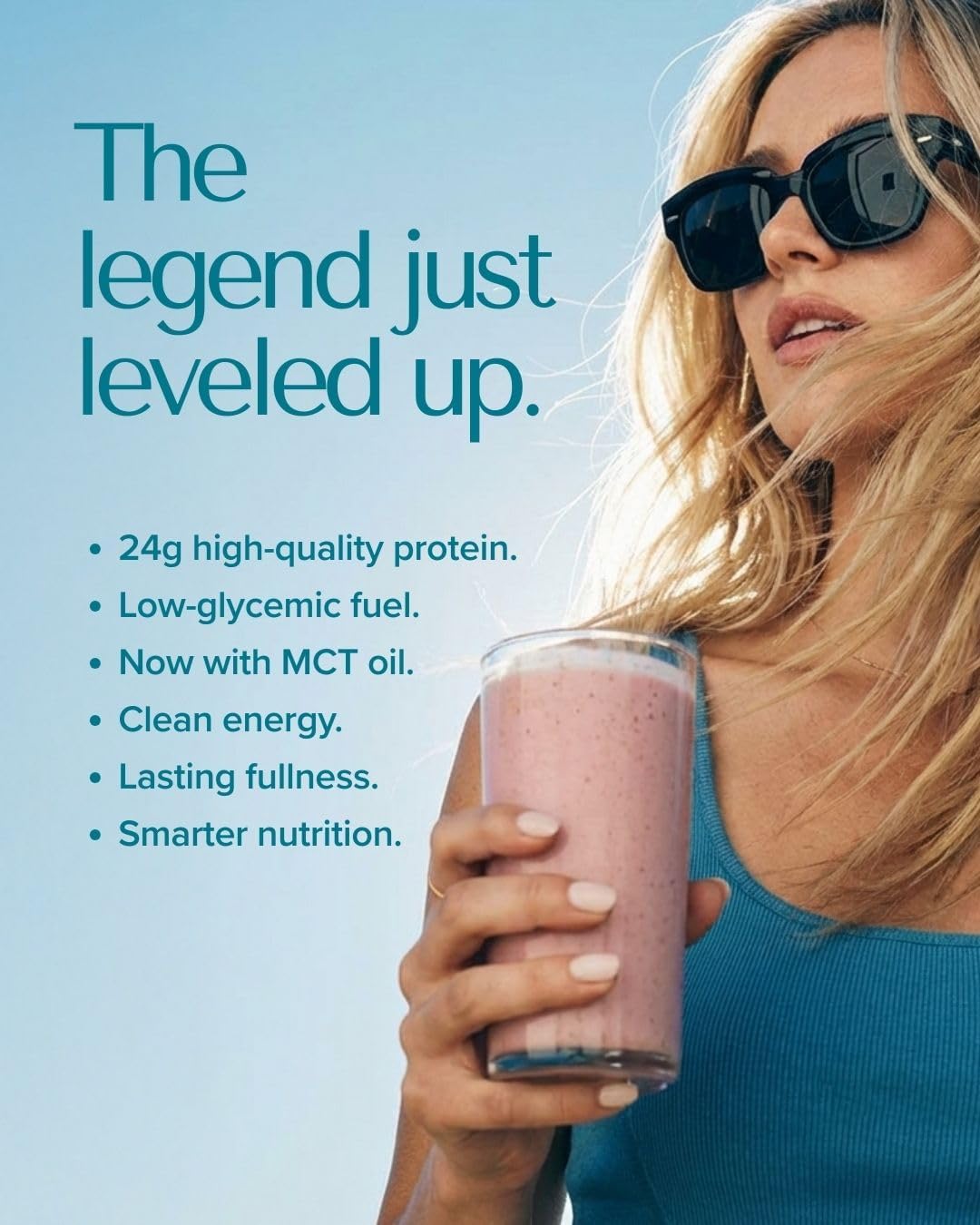 IsaLean Protein Shake - Complete Nutrition for Maintaining Healthy Weight & Lean Muscle Growth Enhanced with MCT Oil - 24 Vitamins & Minerals - 28.1 oz - 14 Meal Canister - Creamy Chocolate