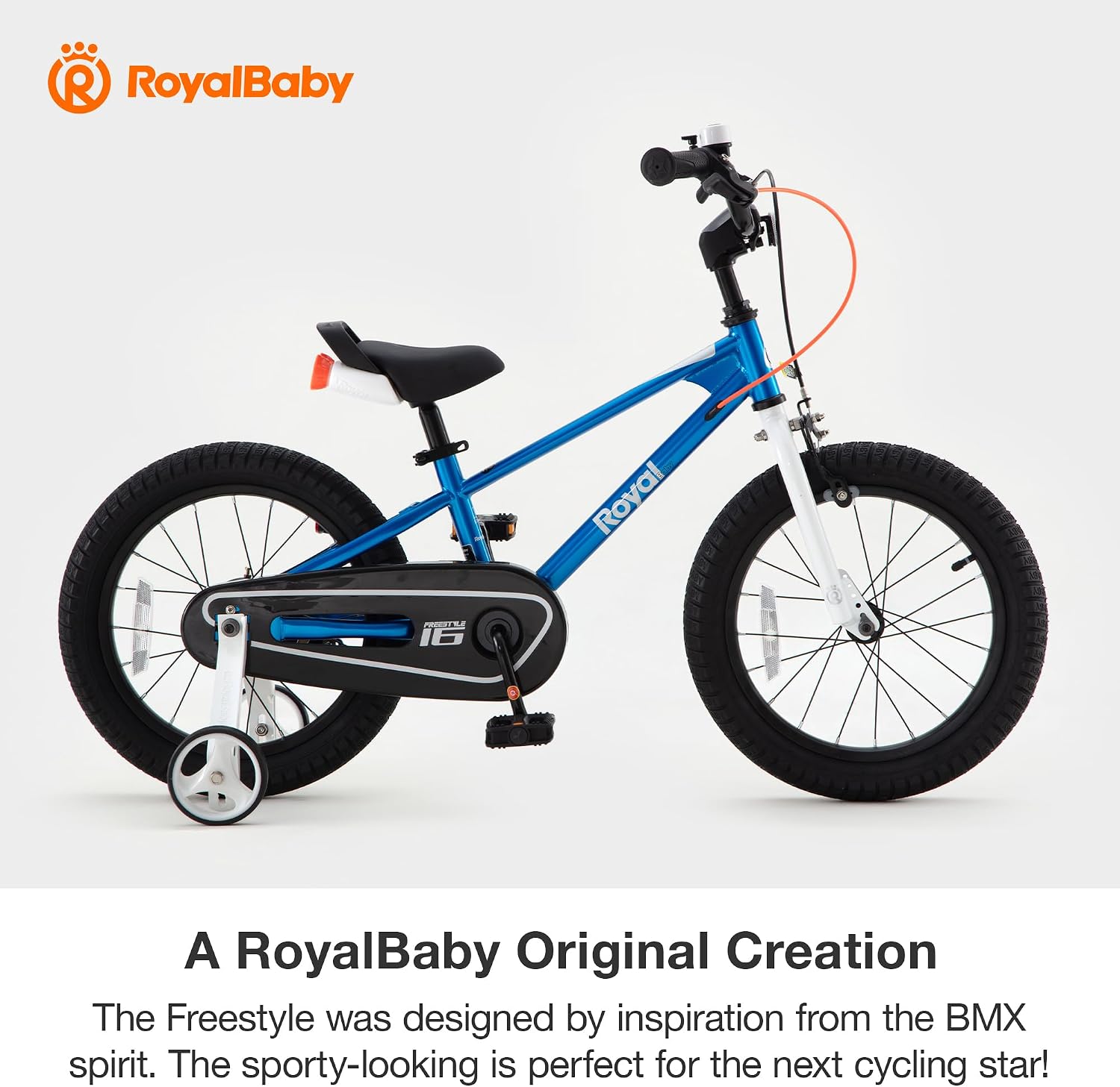 RoyalBaby Freestyle Kids Bike 12 14 16 18 20 Inch Bicycle for Boys Girls Ages 3-10 Years, Multiple Color Options