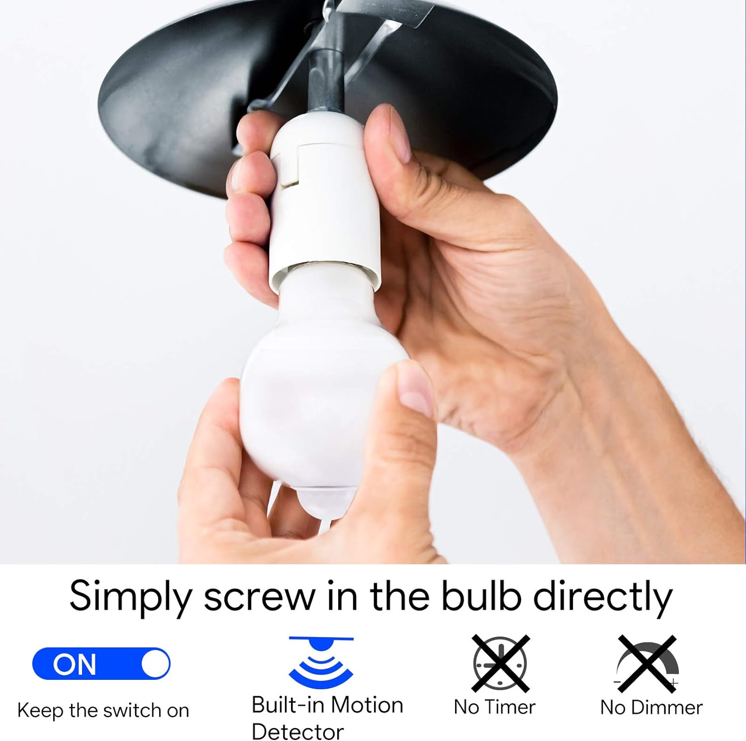 Energetic Motion Sensor Light Bulb