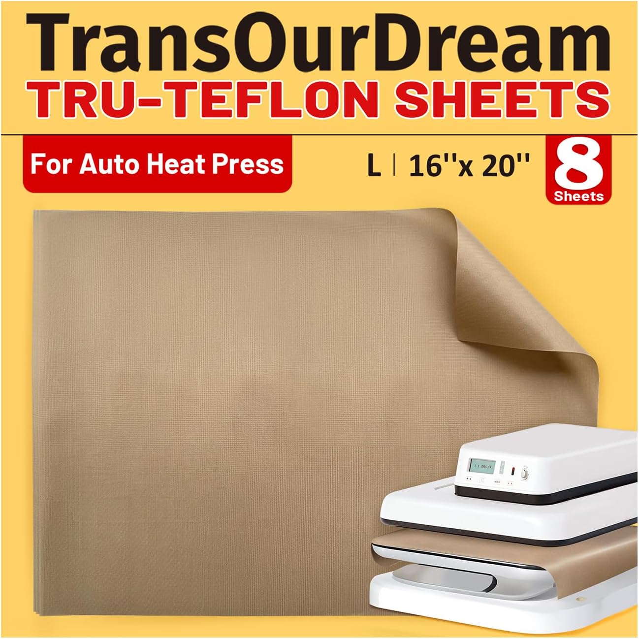 TransOurDream Heat Transfer Paper for T Shirts (20 Sheets