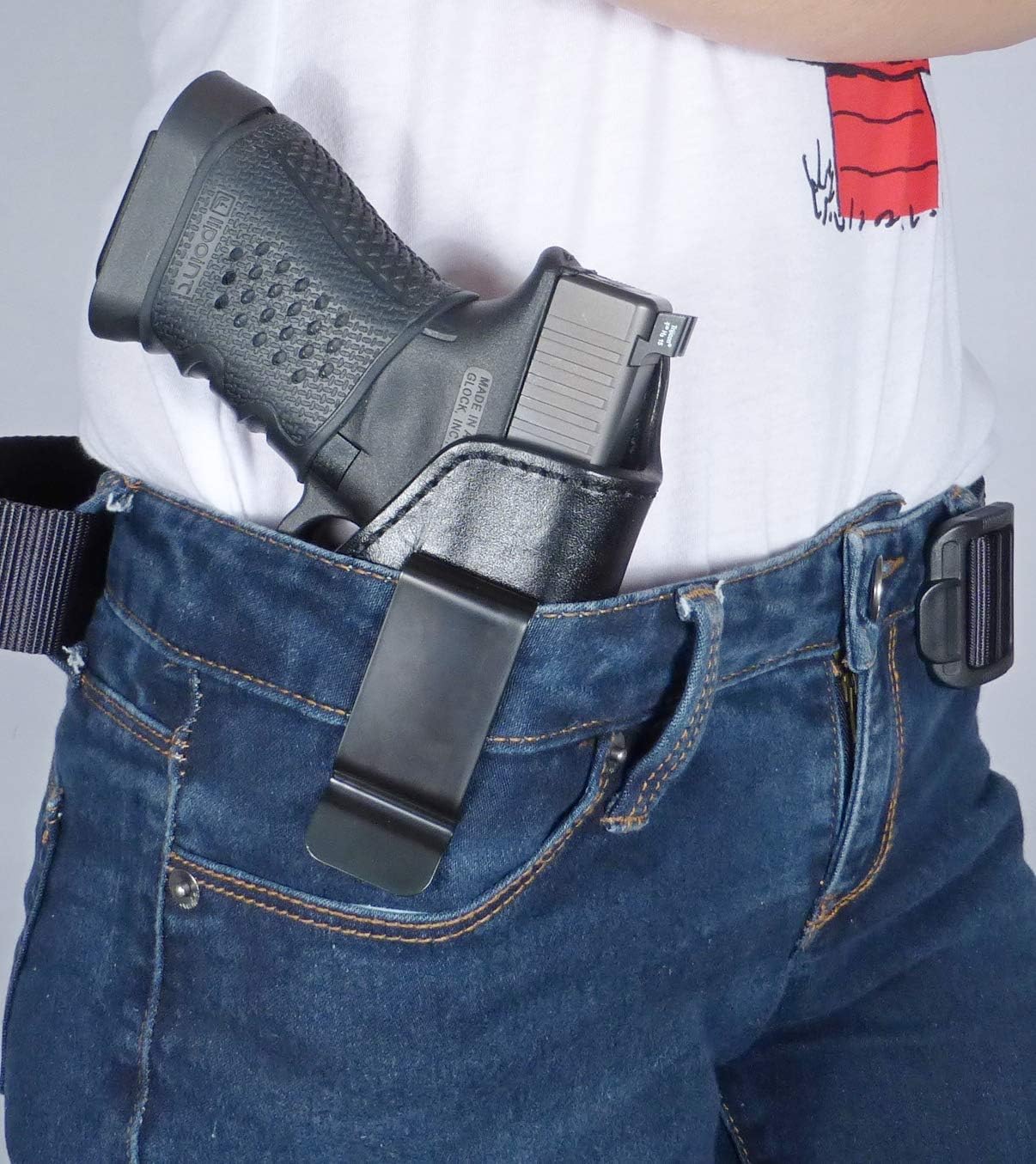 Tactical Scorpion Gear Full Grain Leather IWB Conceal Carry Gun Holster for Taurus Millennium G2 PT111 PT132 PT138 PT140 PT145 PT745 G2c