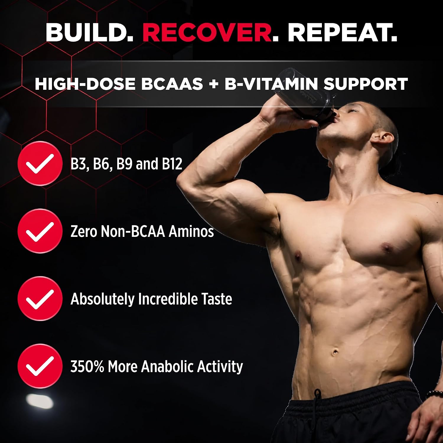 ALLMAX AMINOCORE BCAA Powder, Watermelon, 90 Servings, 1035 g