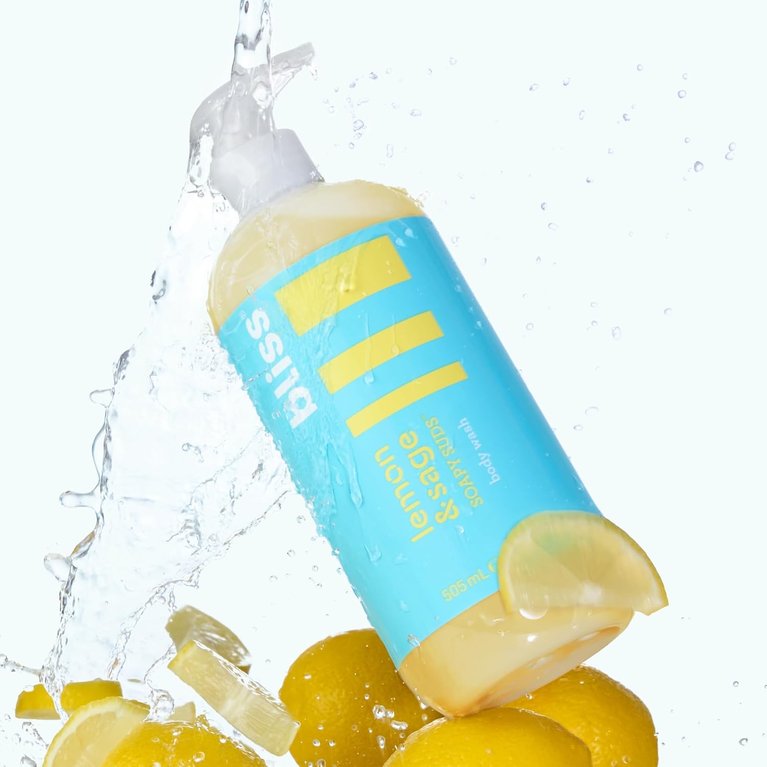 Bliss Soapy Suds Lemon and Sage Body Wash Cleanser - 17 Fl Oz - Skin-Loving
