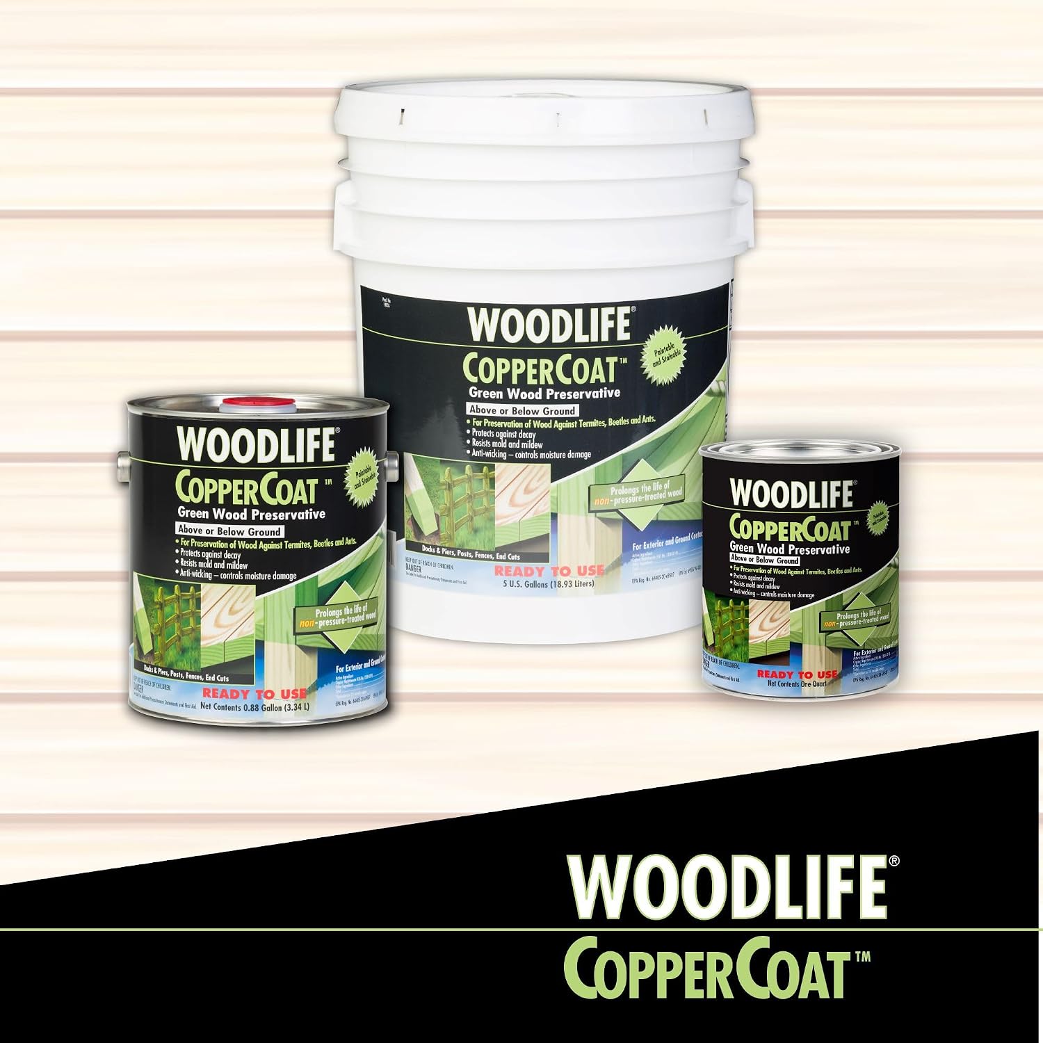 Rust-Oleum WOODLIFE 902 Wolman Classic Clear Wood Preservative-Above Ground, Quart, 0.95 Liters | Protects Against Rot & Decay, Above Ground Wood Protection, Clear Preservative Formula, Quart