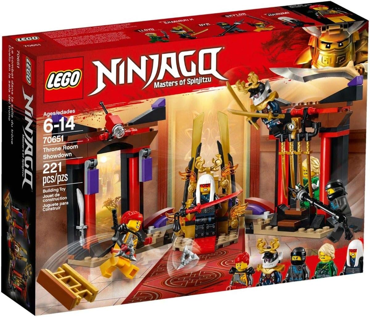 LEGO NINJAGO Masters of Spinjitzu: Throne Room Showdown 70651 Building Kit (221 Pieces)
