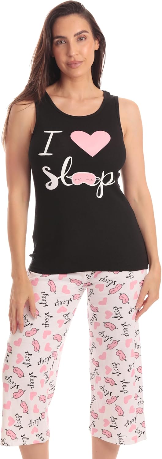 Just Love 100% Cotton Capri Sets Women Sleepwear