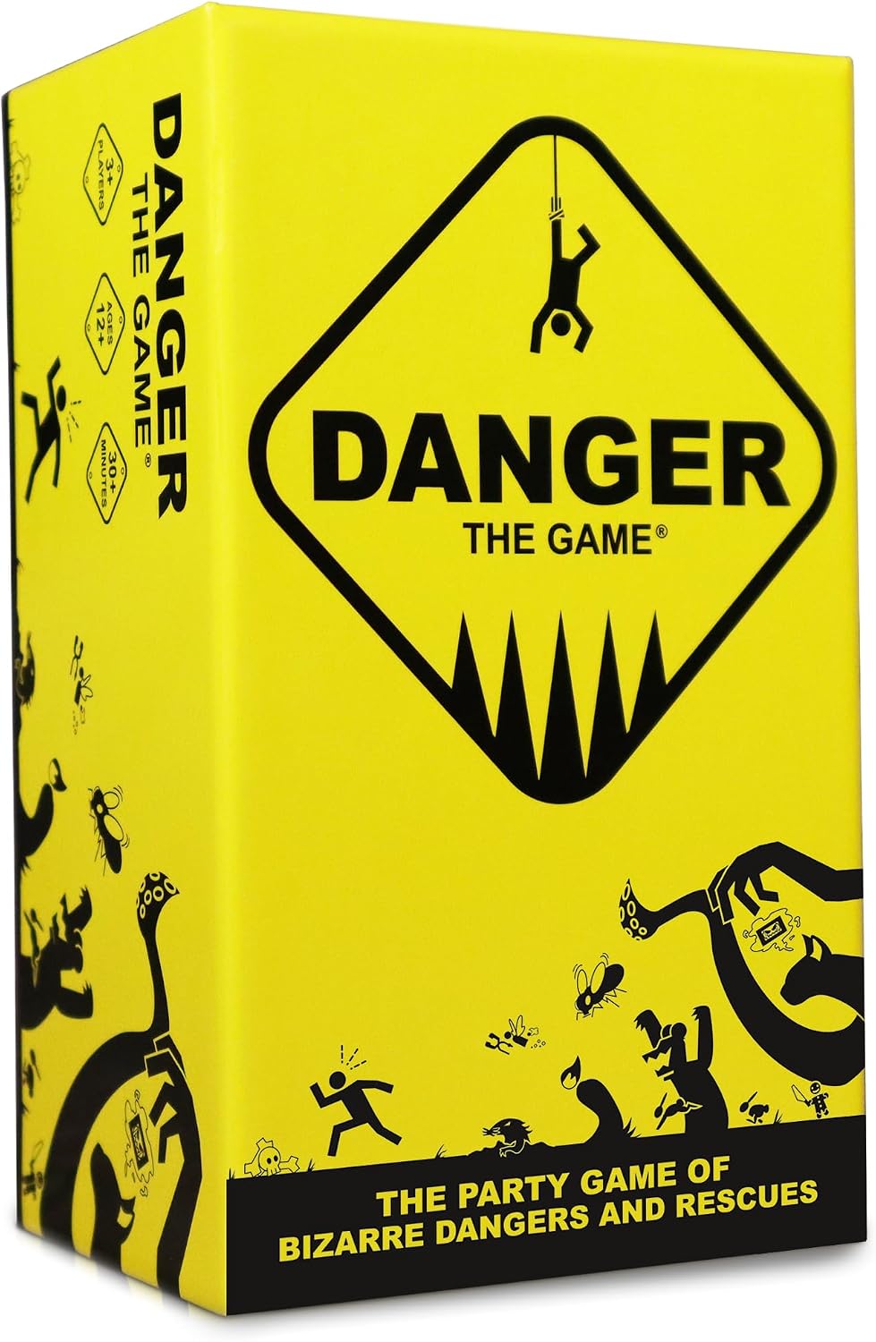 ORIGAMI WHALE Danger The Game: The Card Game of Bizarre Dangers and Rescues - Family & Adult Game Night - Easy to Learn - Party Games - Family Board