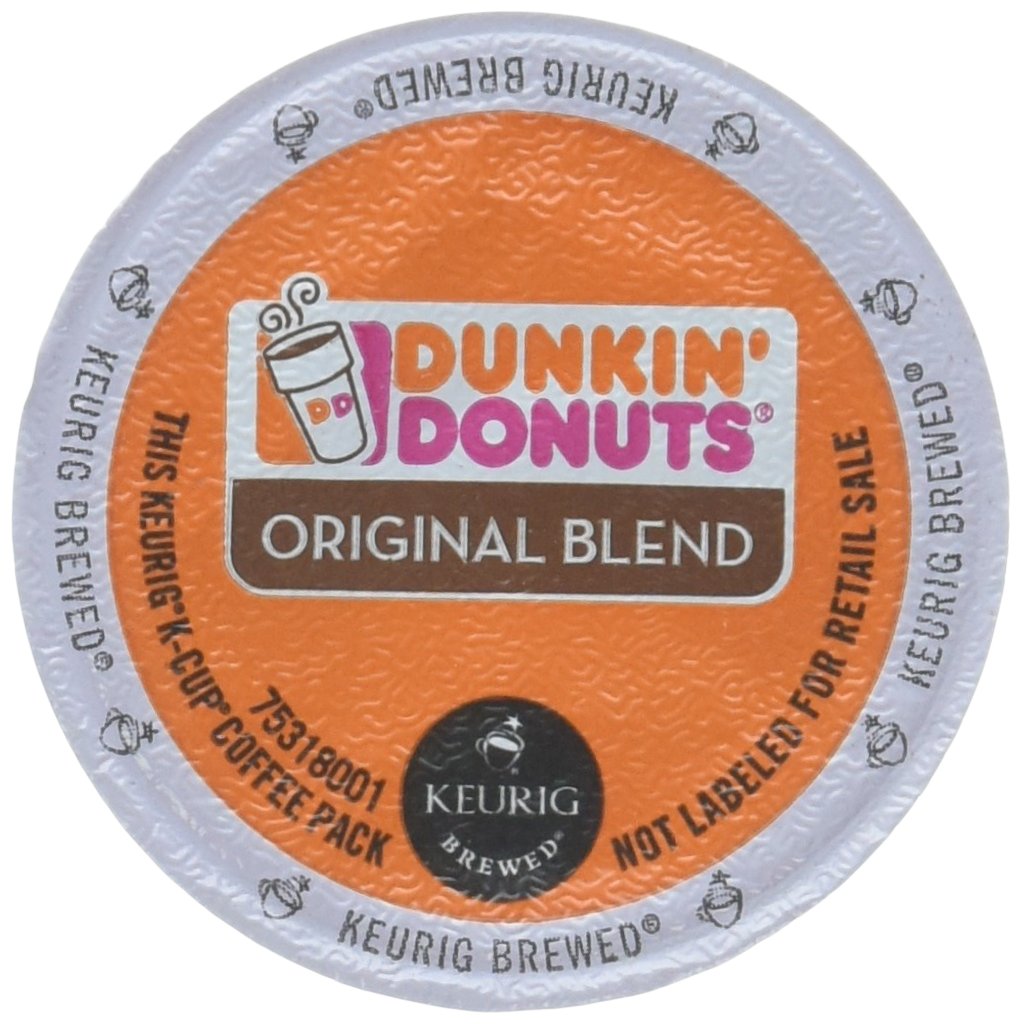 Dunkin' Donuts 2091512 Original Blend Coffee K-Cup Pods Medium Roast 44/Box (006933)