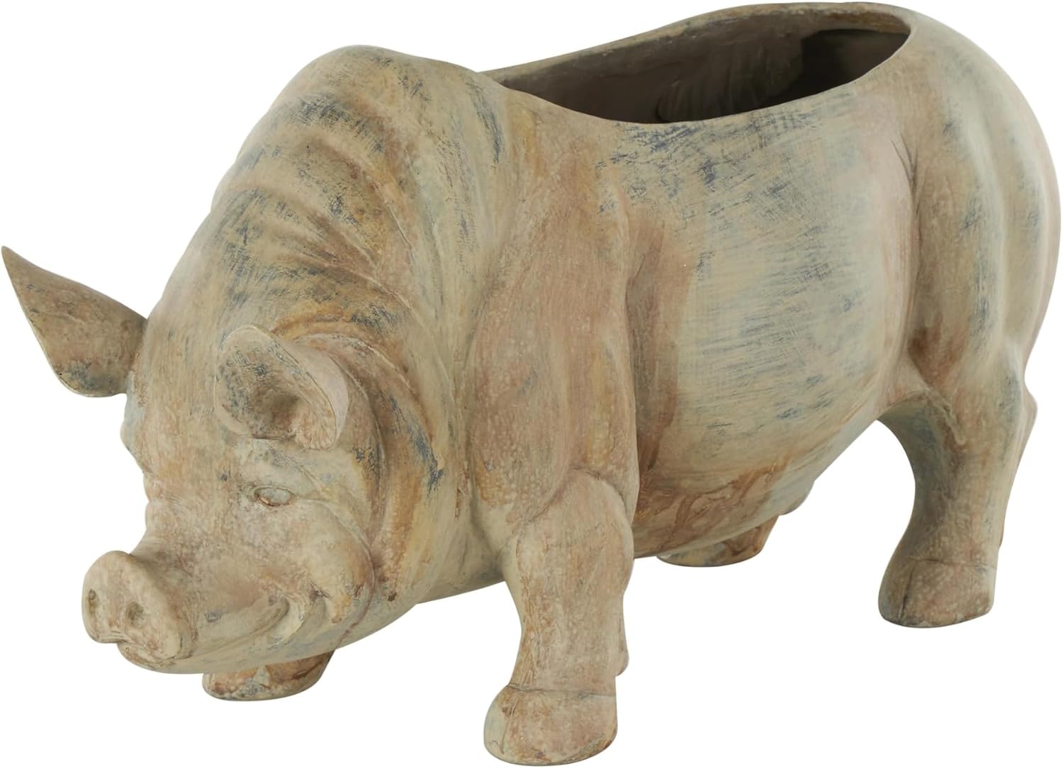 Deco 79 Metal Watering Can Indoor/Outdoor Planter, 10" x 6" x 12", Brown