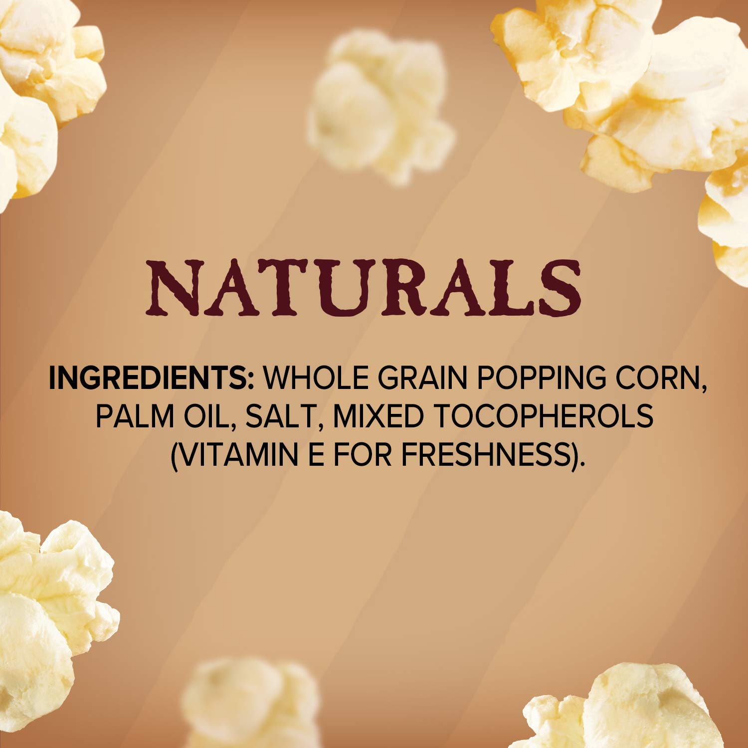 Orville Redenbacher’s Popcorn, Naturals Simply Salted Popcorn, 3.3 oz., 6ct