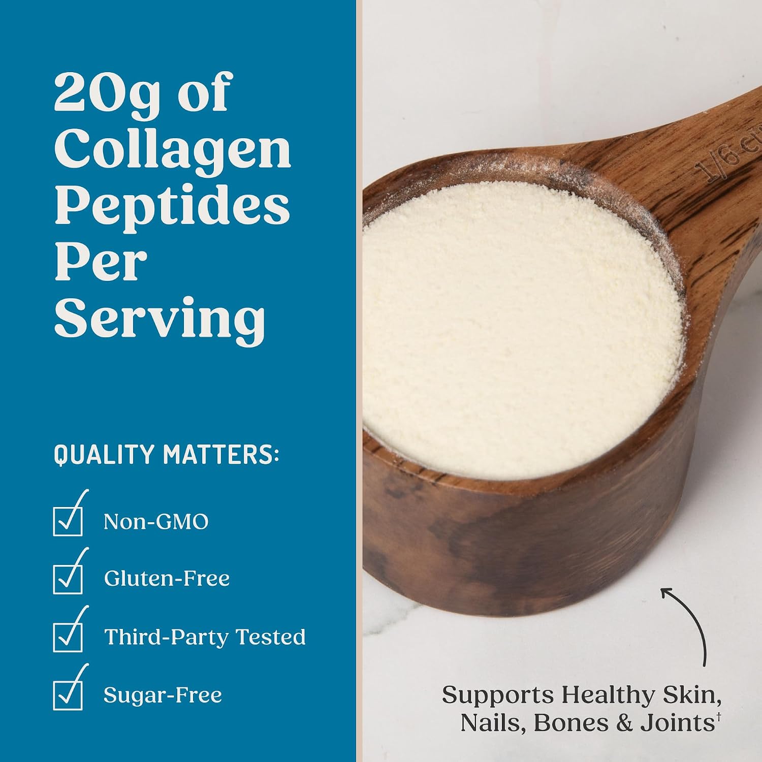 Bulletproof Unflavored Collagen Peptides Protein Powder, 17.6 oz | 20g Grass-Fed Pasture-Raised Collagen Protein and Amino Acids for Skin, Bones and Joints