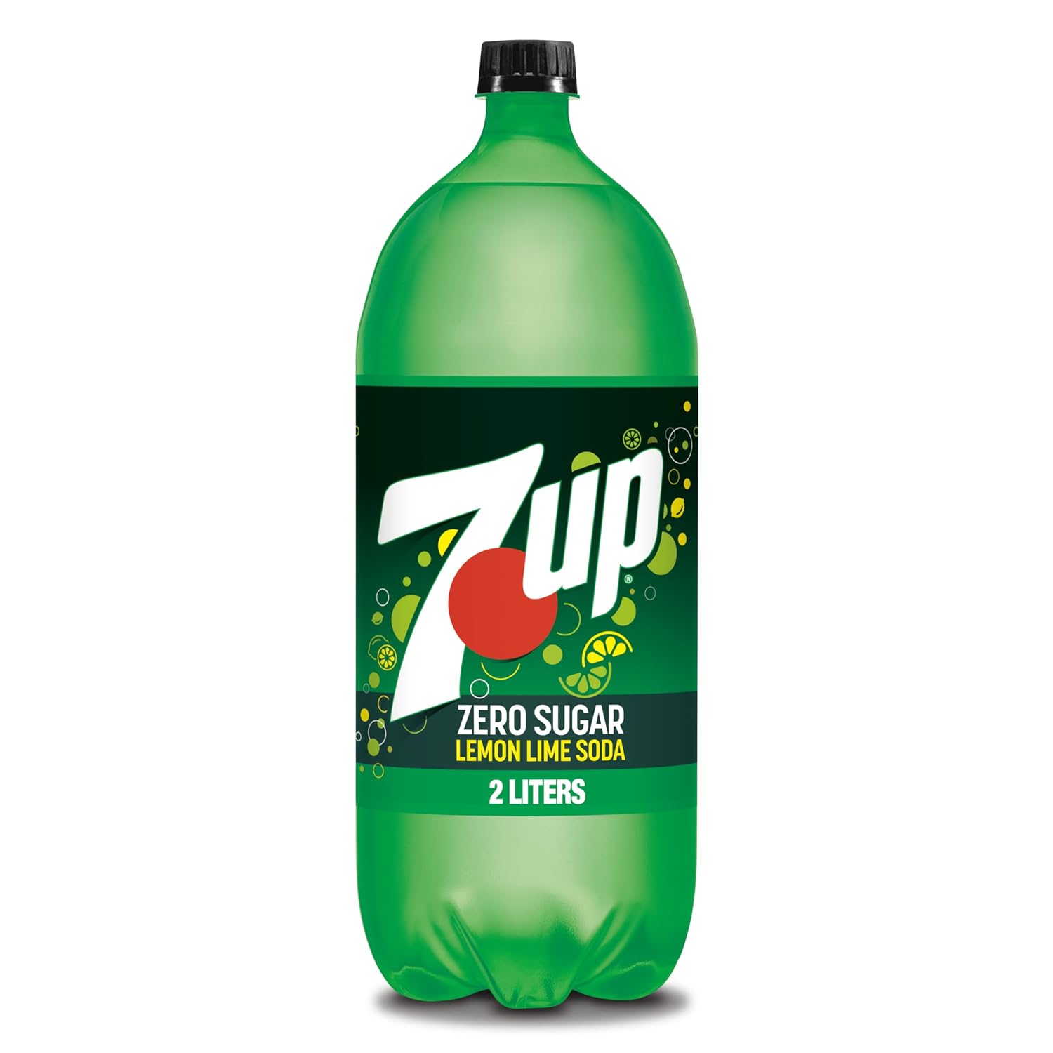 7UP Lemon Lime Soda, Naturally Flavored and Caffeine Free, 2 Liter Bottle
