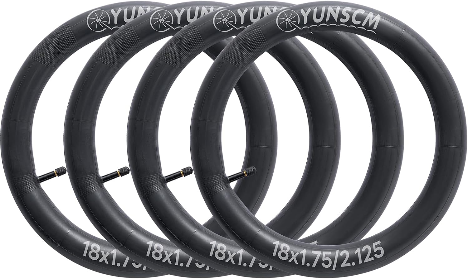 18" Bike Tubes 18x1.75/1.95/2.10/2.125 Bicycle Tire Tubes Schrader Valve