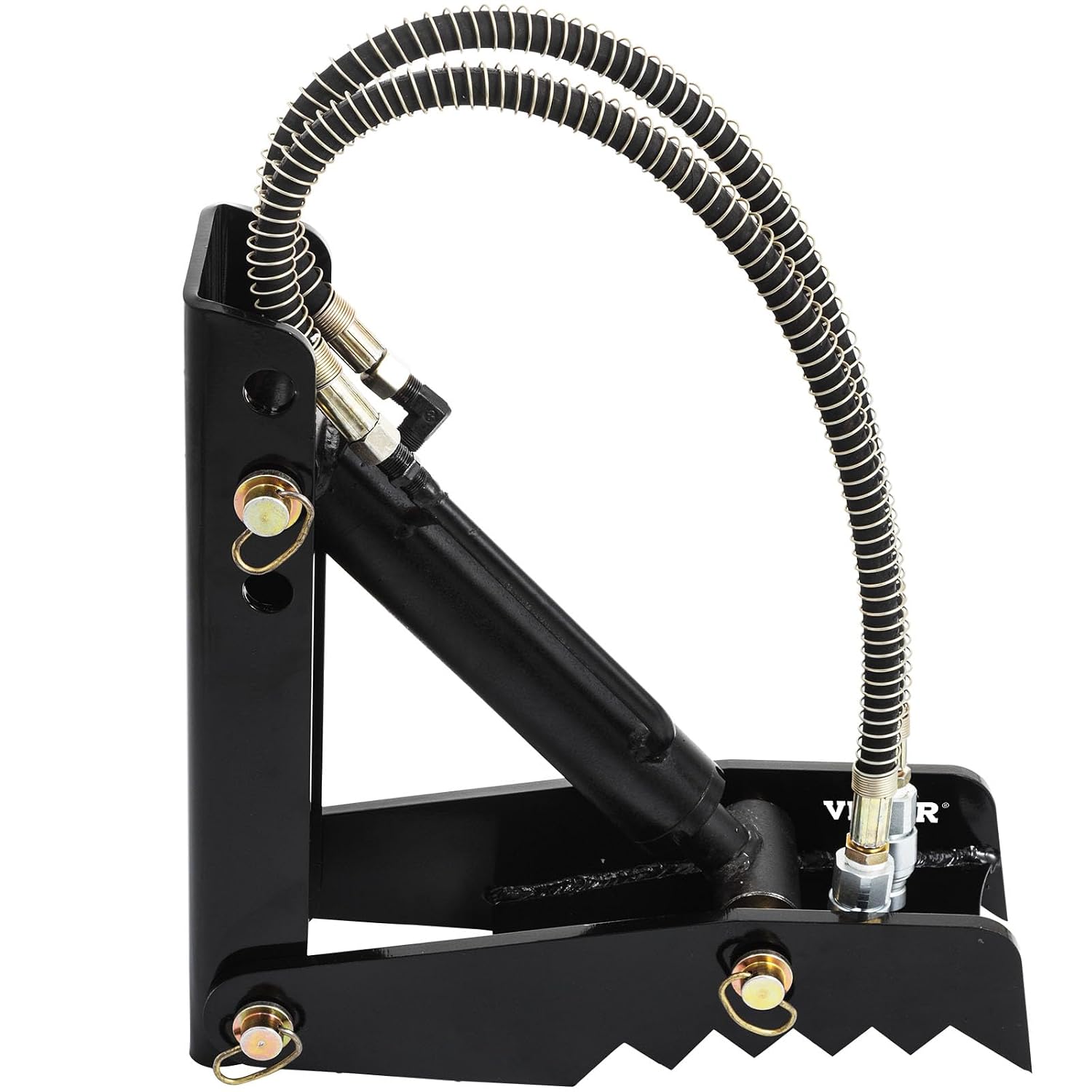 Vevor 18" Hydraulic Backhoe Thumb, 1/2" Thickness Heavy Duty Excavator Thumb, Black Steel Weld On Thumb Attachments with Hydraulic Cylinder