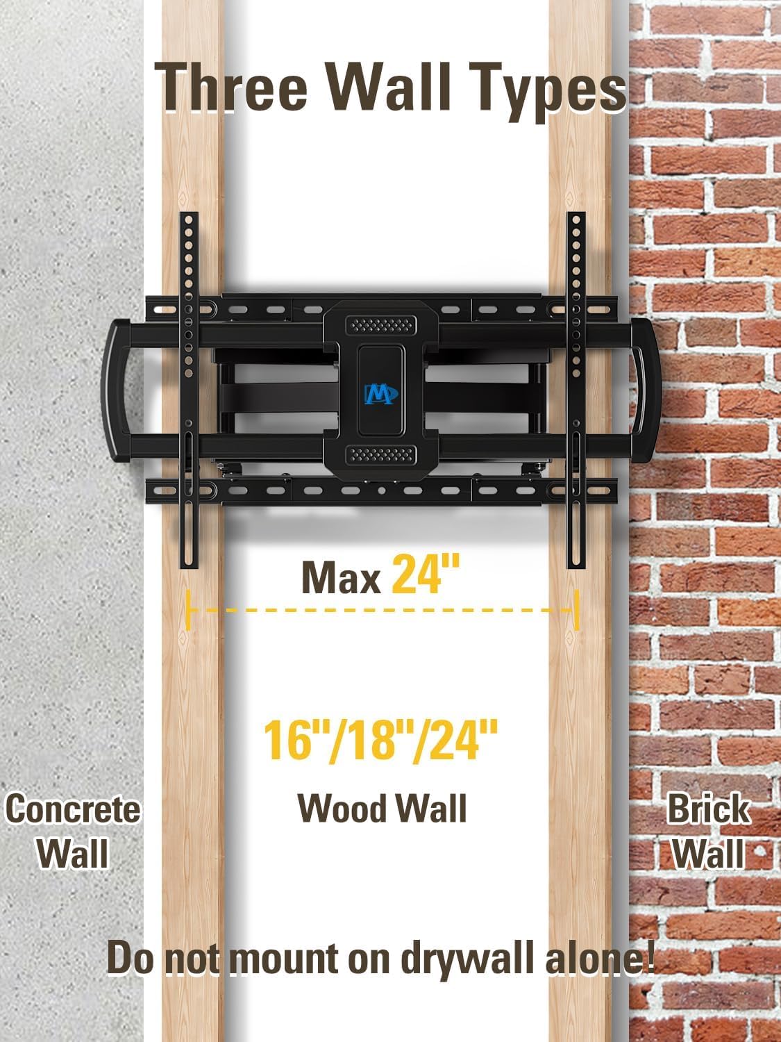 Mounting Dream Long Arm TV Wall Mount Full Motion TV Mount for 42-94" TVs