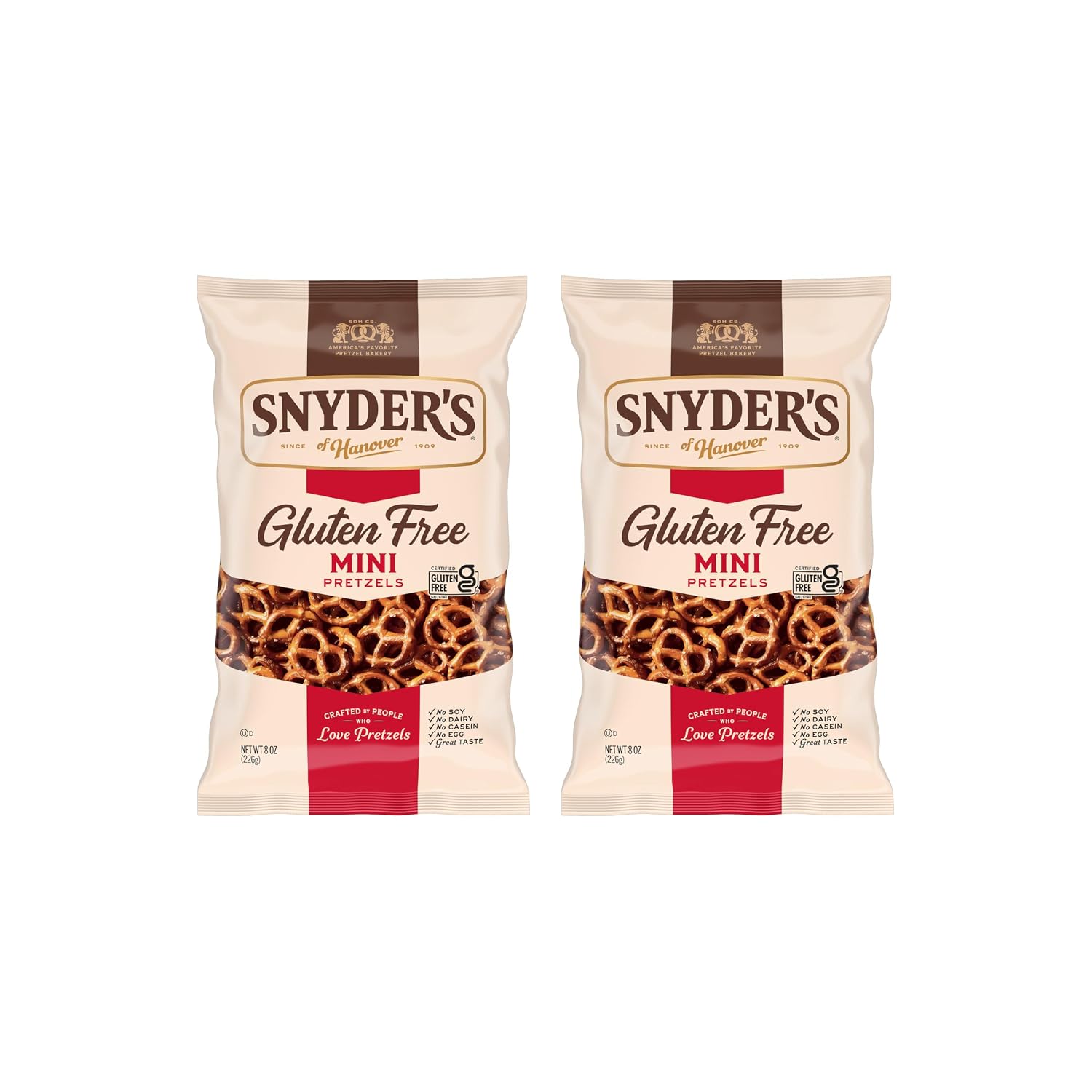 Snyder's of Hanover Gluten Free Mini Pretzels, 8 Oz 1 bag