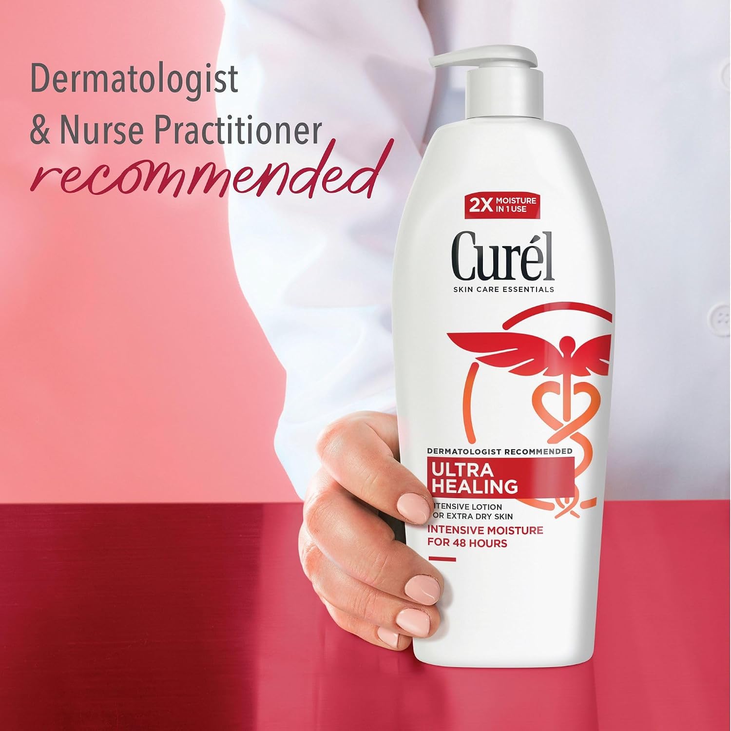 Curel Ultra Healing Intensive Fragrance-Free Lotion For Extra-Dry Skin, Dermatologist Recommended, Ideal for Sensitive Skin, Cruelty Free, Paraben Free, 20 Oz | Repairs Moisture Barrier, Ceremides, Dry & Sensitive Skin, Eczema-Prone, Dermatologist Recomm…