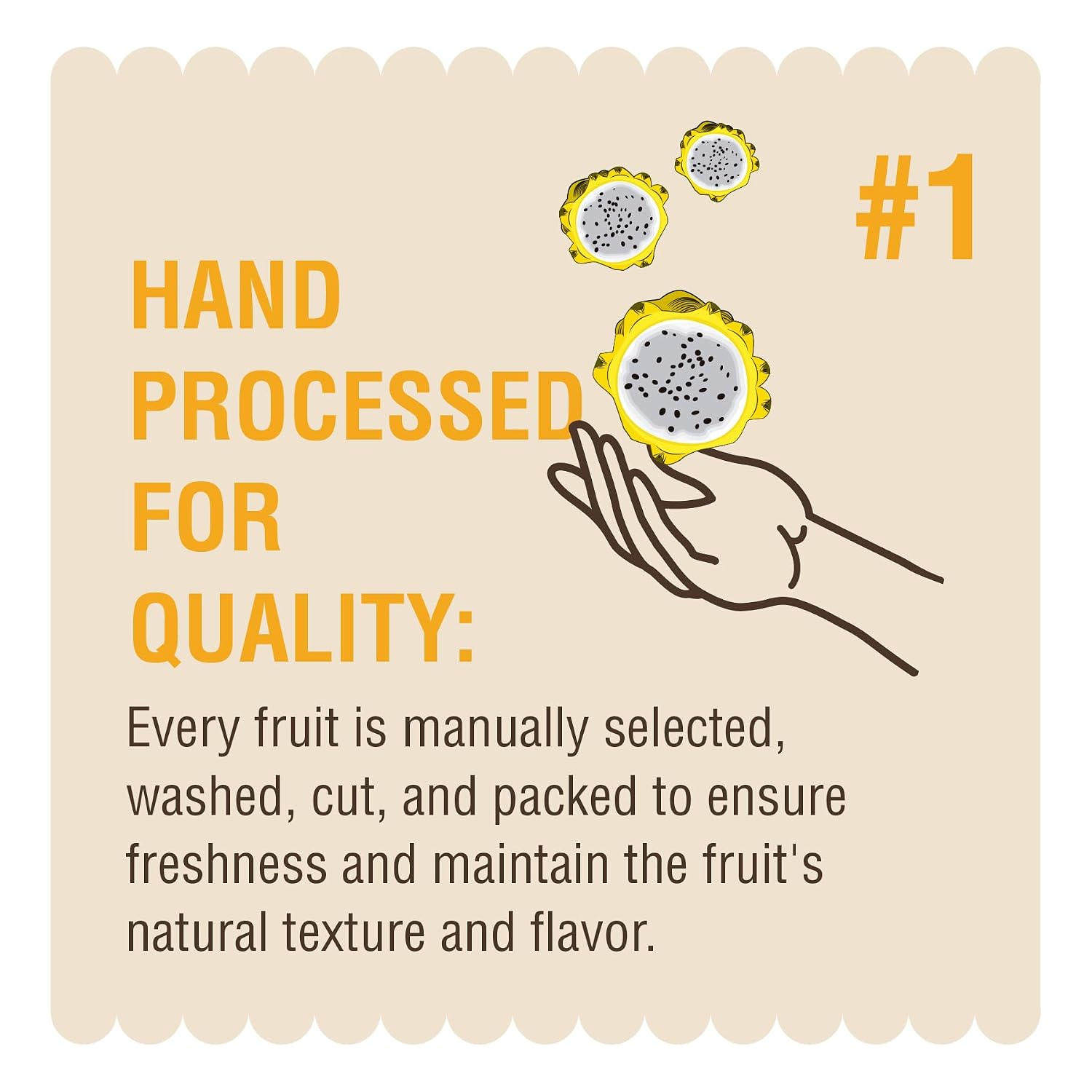 Tamarin Fruits All Natural Frozen Fruit Pulp perfect for Juicing, Cocktails, Smoothies, Desserts, and Baking, No Sugar Added, Gluten Free with No Preservatives, (Yellow Dragon fruit, 4lbs)
