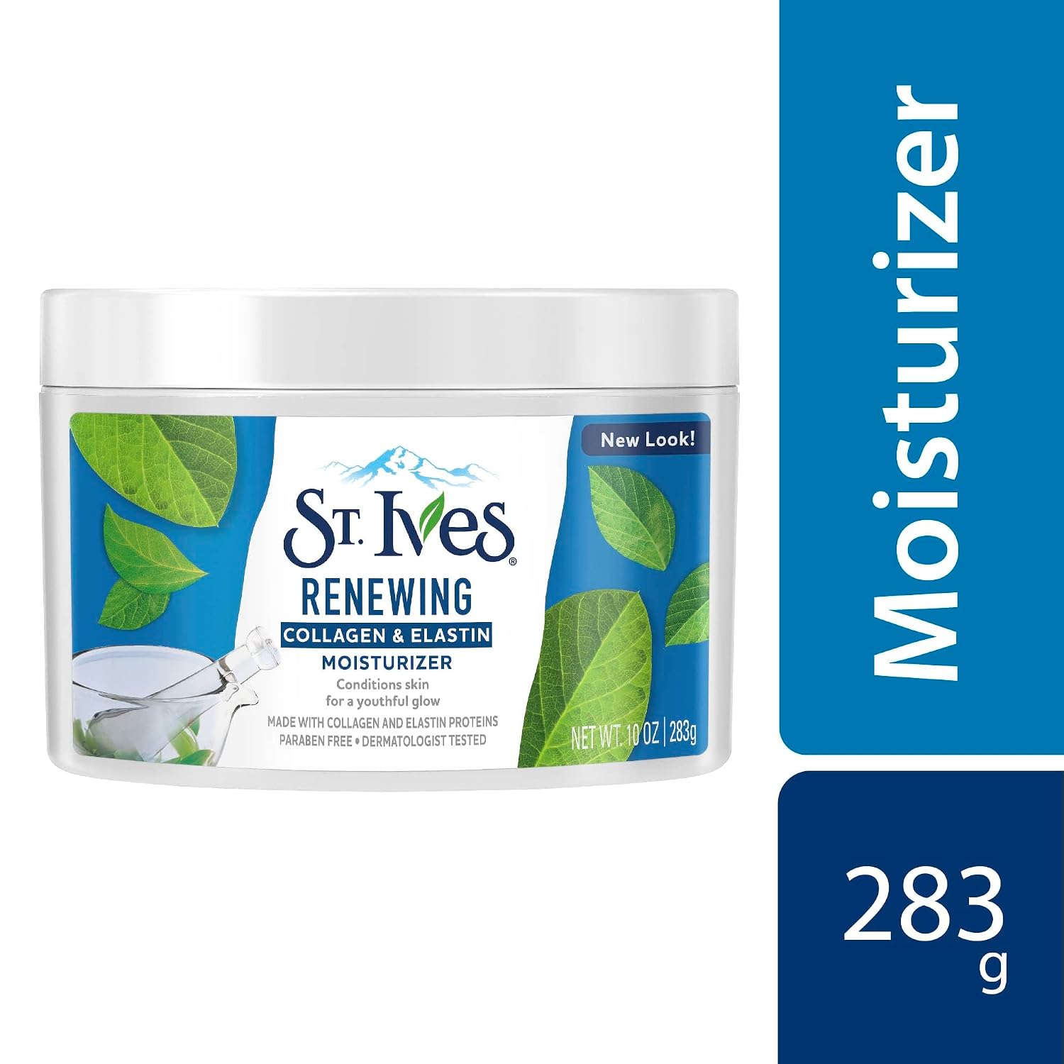 St. Ives Collagen Elastin Face Moisturizer for Dry Skin, Paraben free and Non Comedogenic, 10 oz