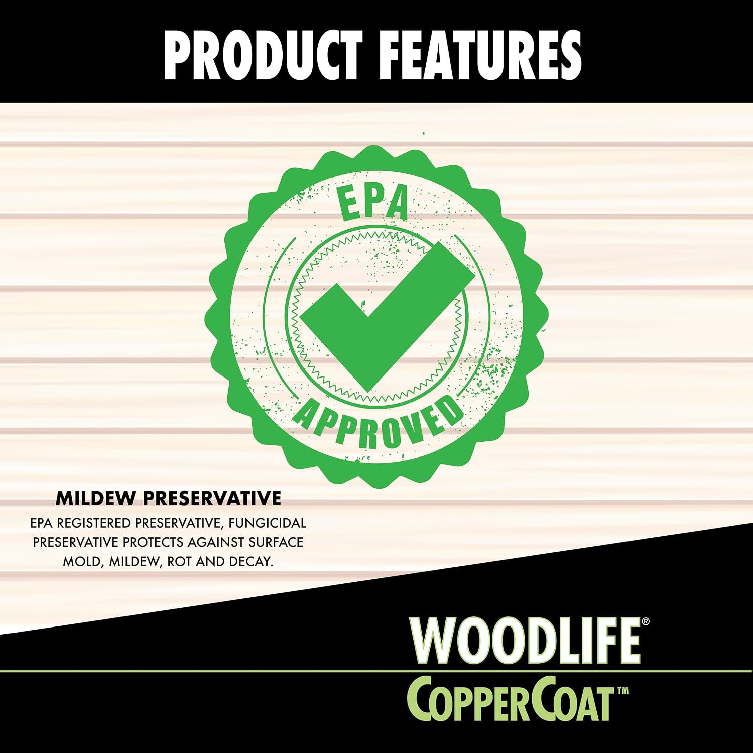 Rust-Oleum WOODLIFE 902 Wolman Classic Clear Wood Preservative-Above Ground, Quart, 0.95 Liters | Protects Against Rot & Decay, Above Ground Wood Protection, Clear Preservative Formula, Quart