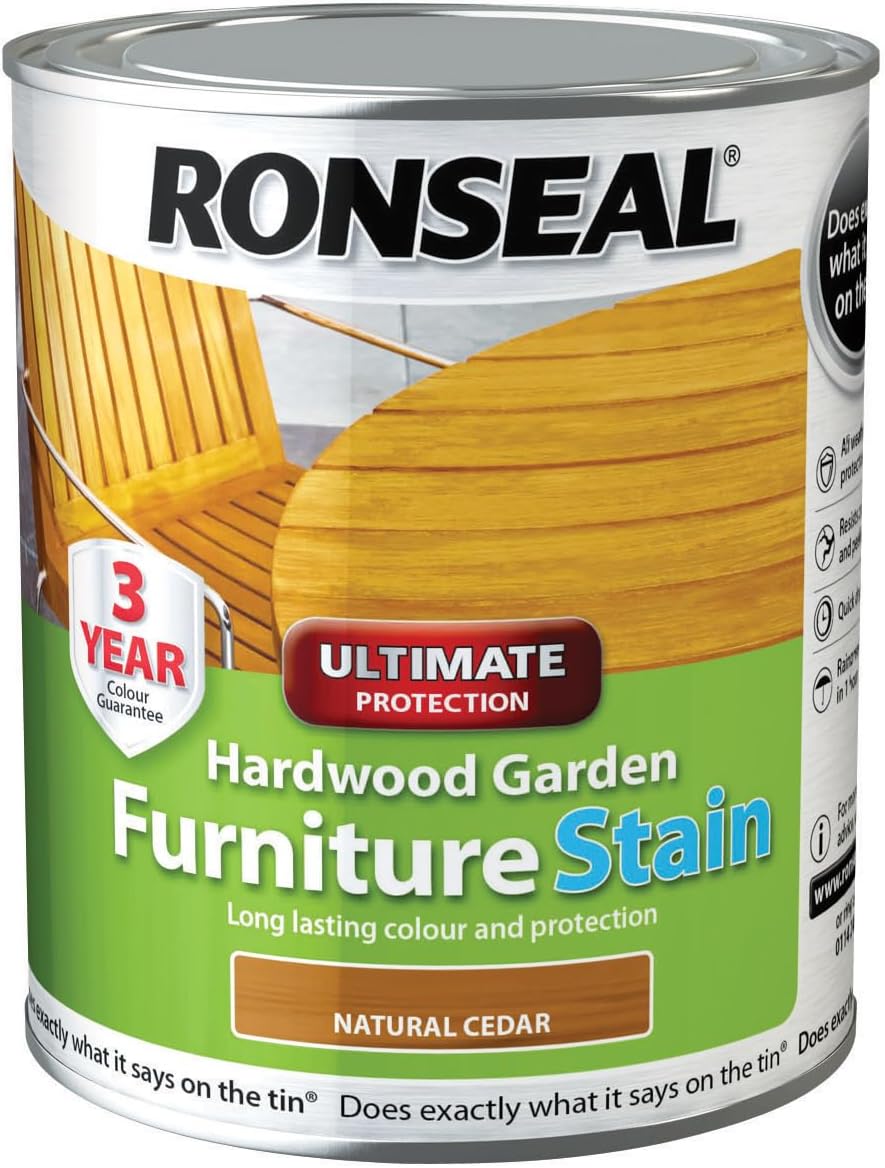 Ronseal HWFSNC750 Hardwood Furniture Stain Natural Cedar 750ml