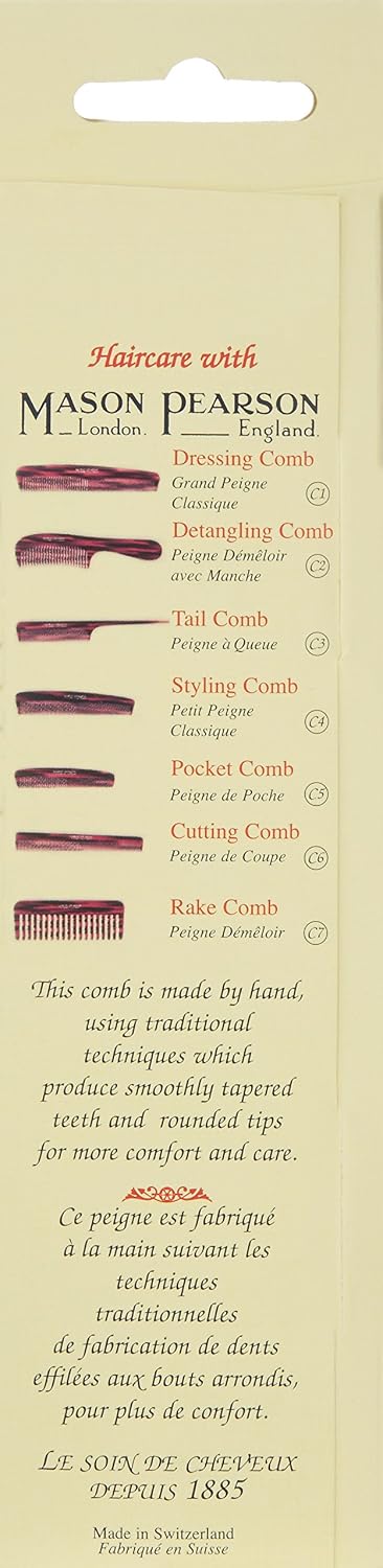 Mason Pearson Tail Comb, 0.1 lb.