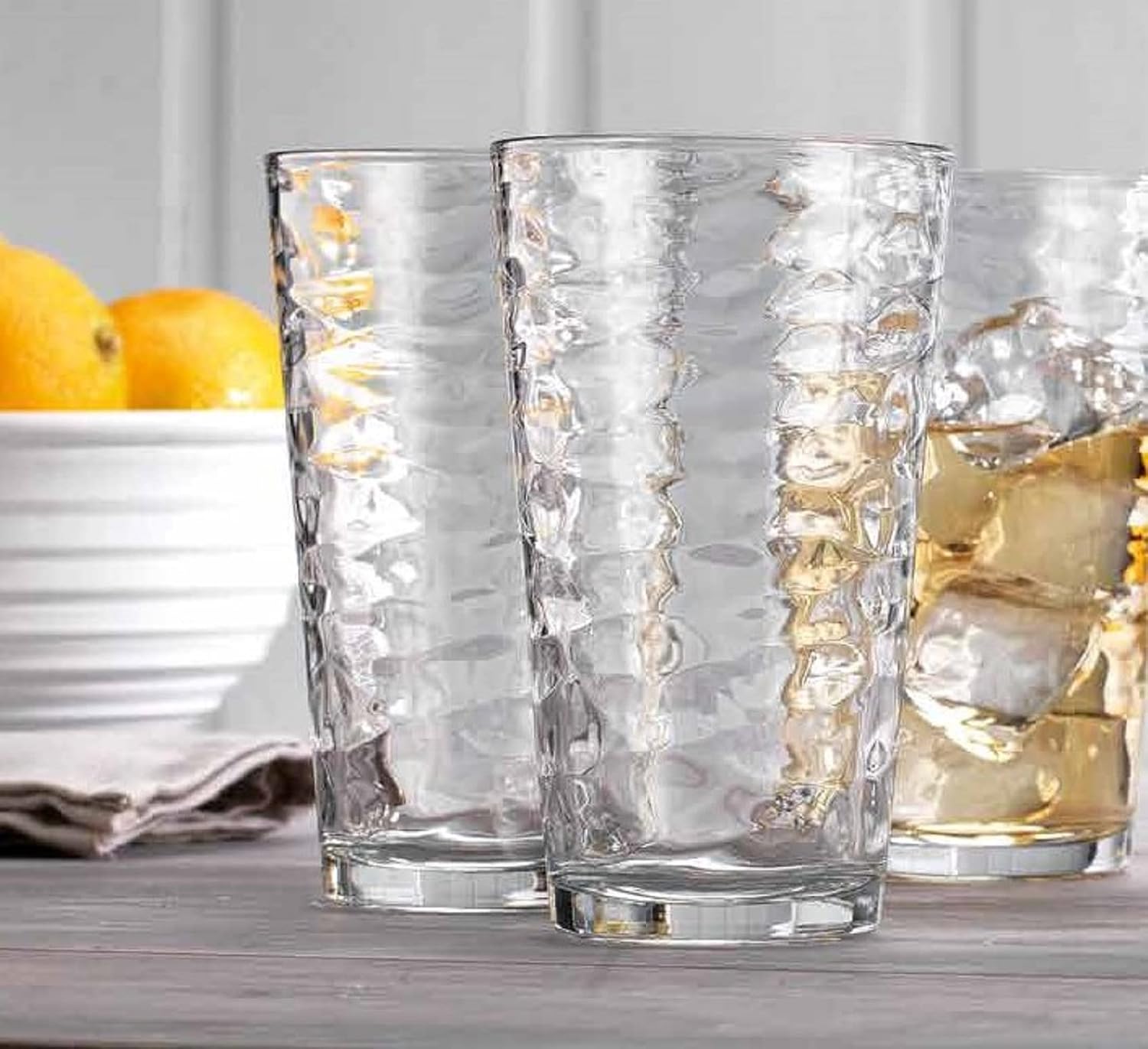 Glaver's Drinking Glasses Set of 10 Highball Glass Cups