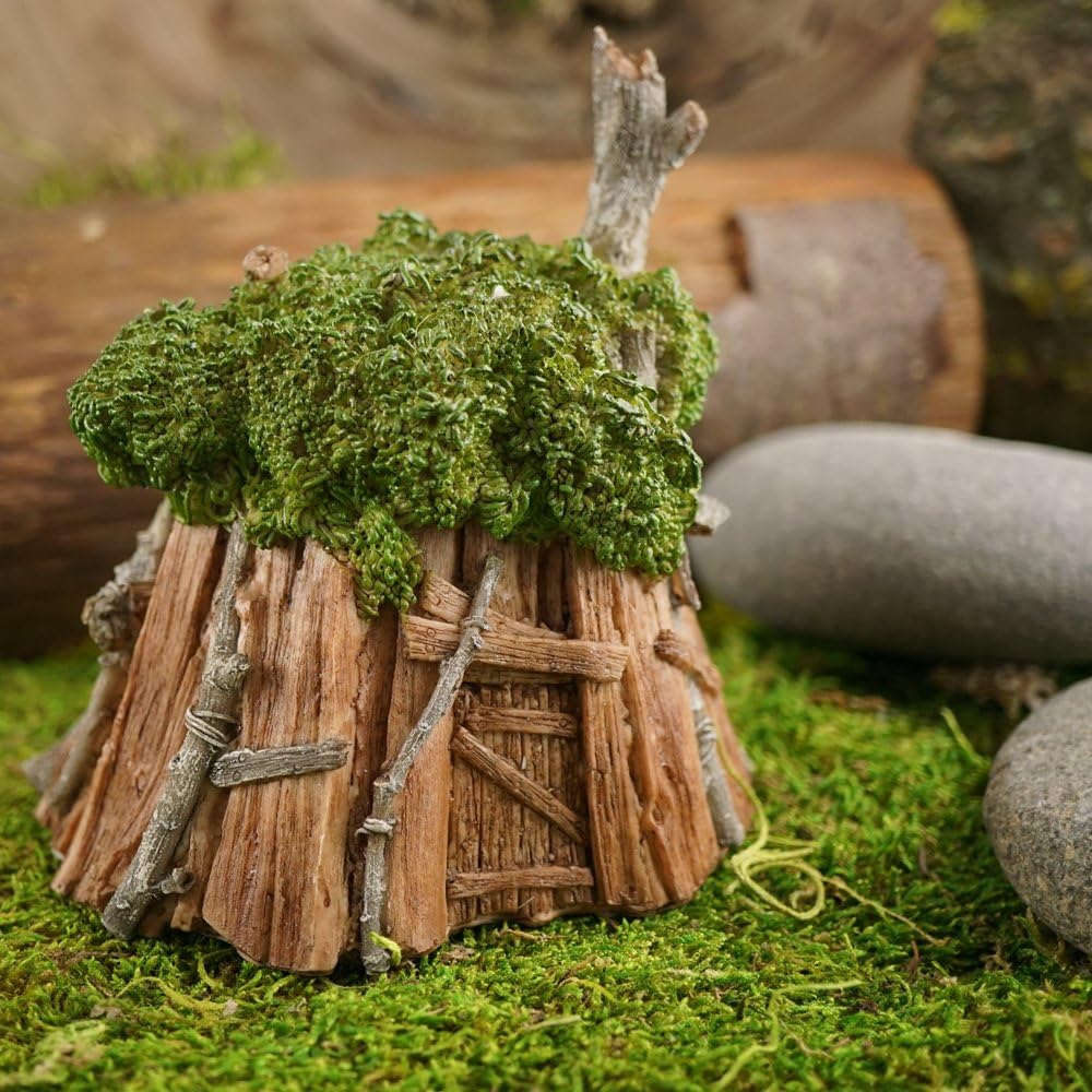 Top Collection Miniature Fairy Garden and Terrarium Statue, Mini Dragon, Green