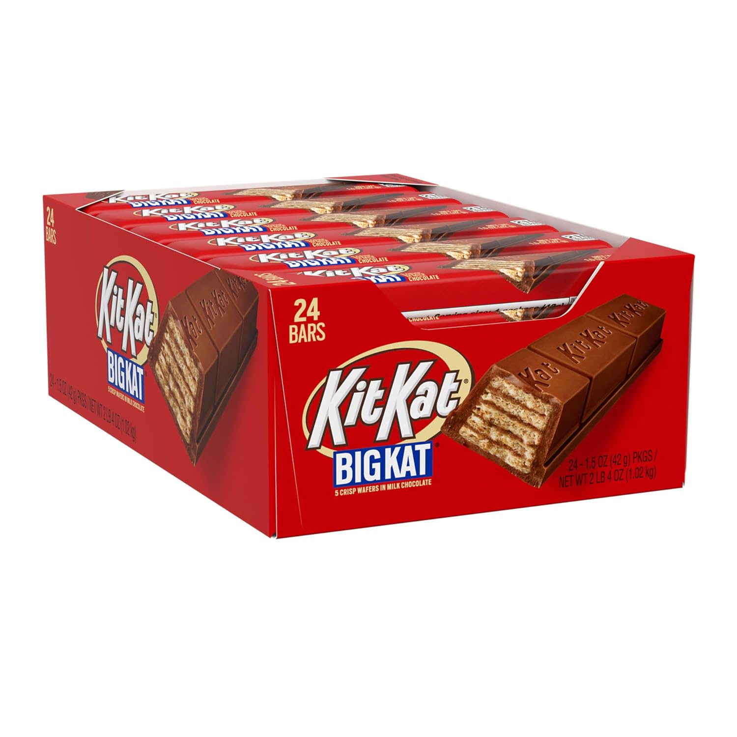 KIT KAT Milk Chocolate Wafer Candy Bar, 1.5 oz