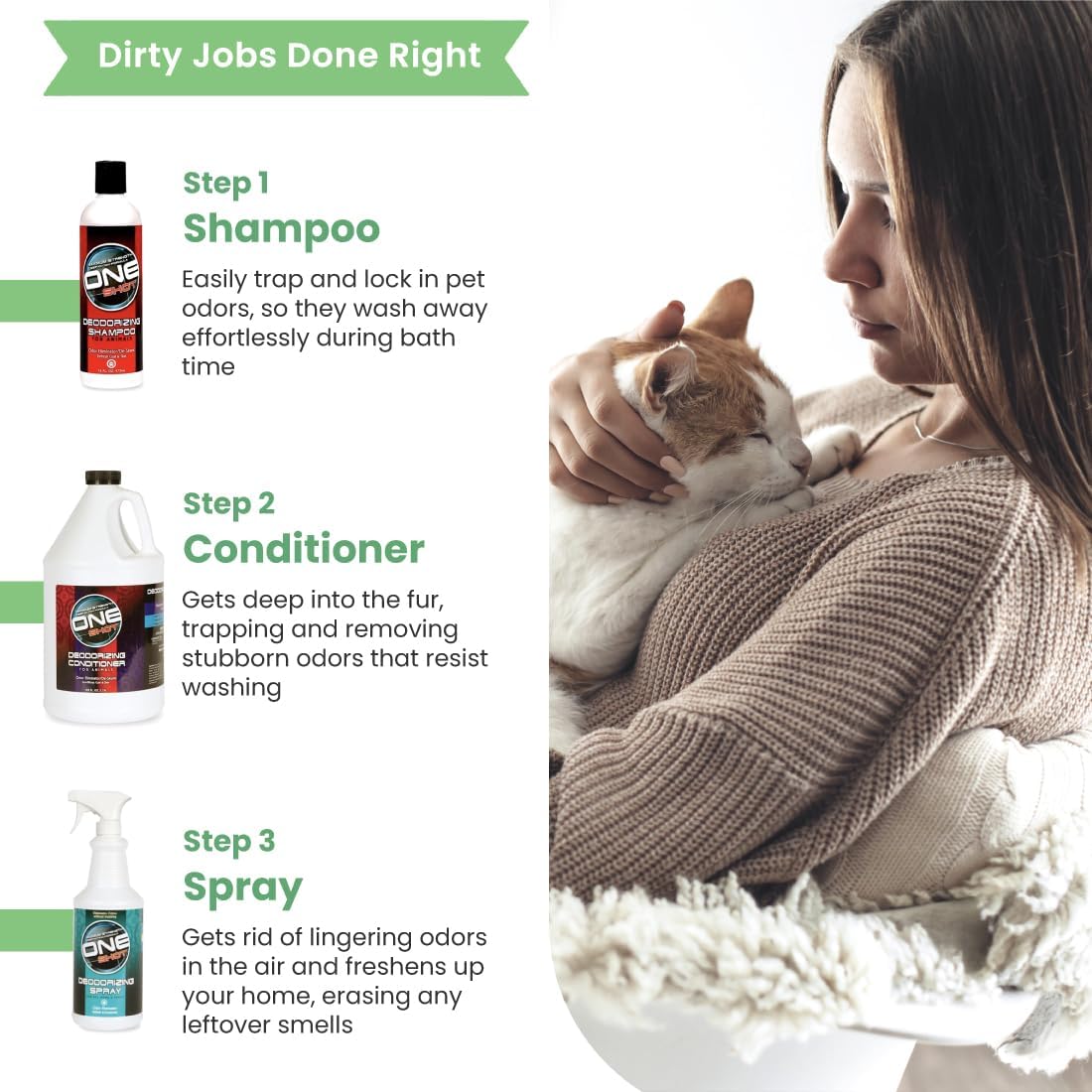 Best Shot One Shot Deodorizing Shampoo, Coat and Skincare Product for Dogs, Cats, and Horses, Eliminates Foul Odors, 1 Gallon