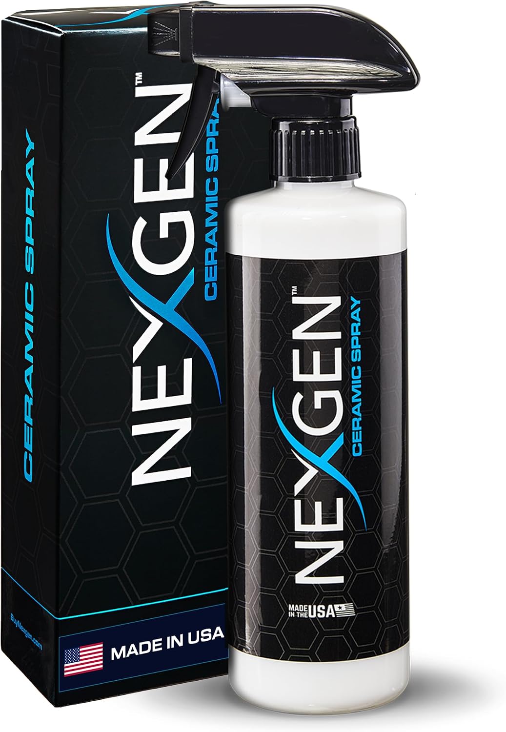 Nexgen Ceramic Spray Silicon Dioxide, Easy to Apply Ceramic Coating Spray for Cars, 16 oz | Professional-Grade Protective Sealant Polish for Cars, RVs
