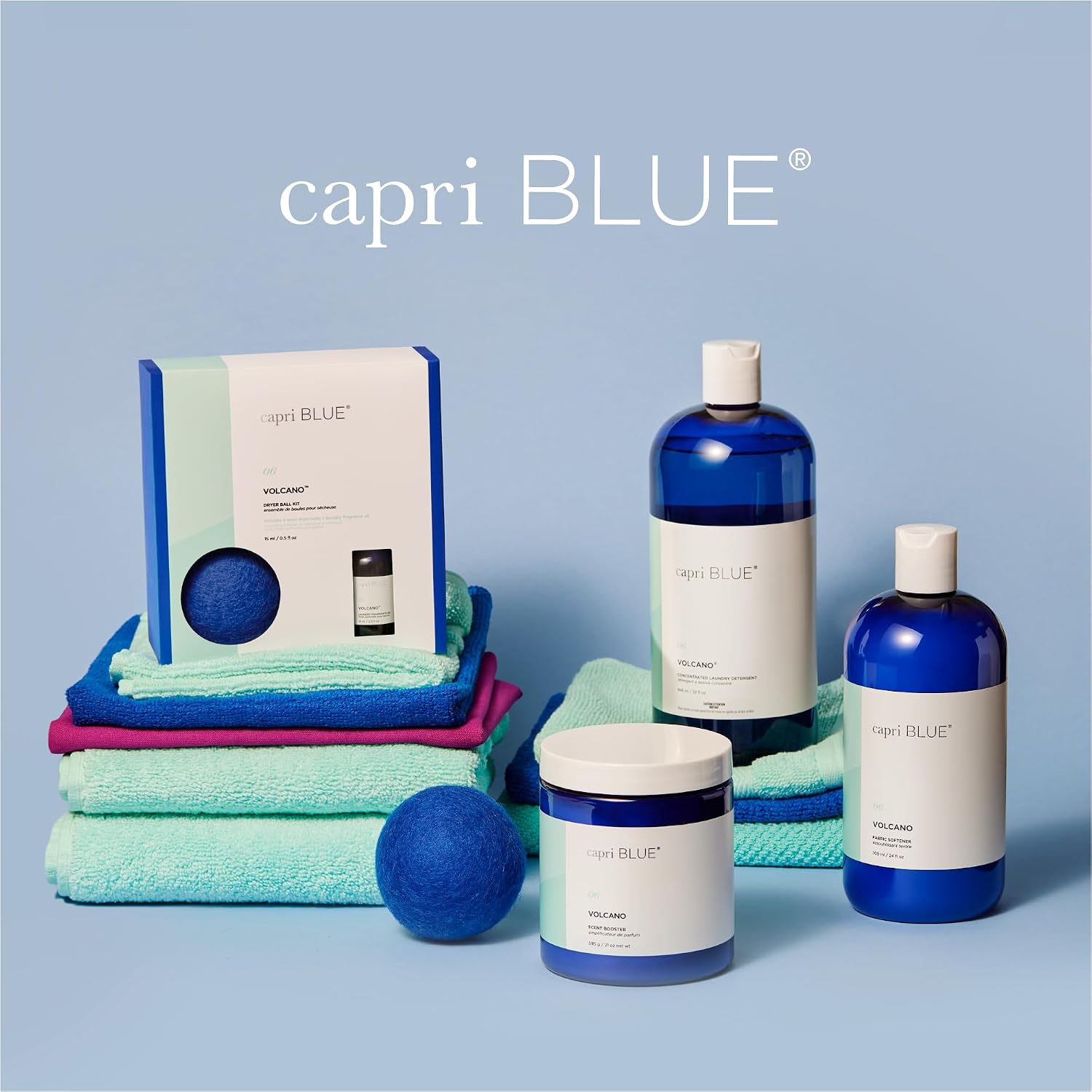 Capri Blue Volcano Laundry Detergent Liquid - This Luxury Non-Toxic Laundry Detergent is Vegan & Cruelty Free - Formulated with Grapefruit &