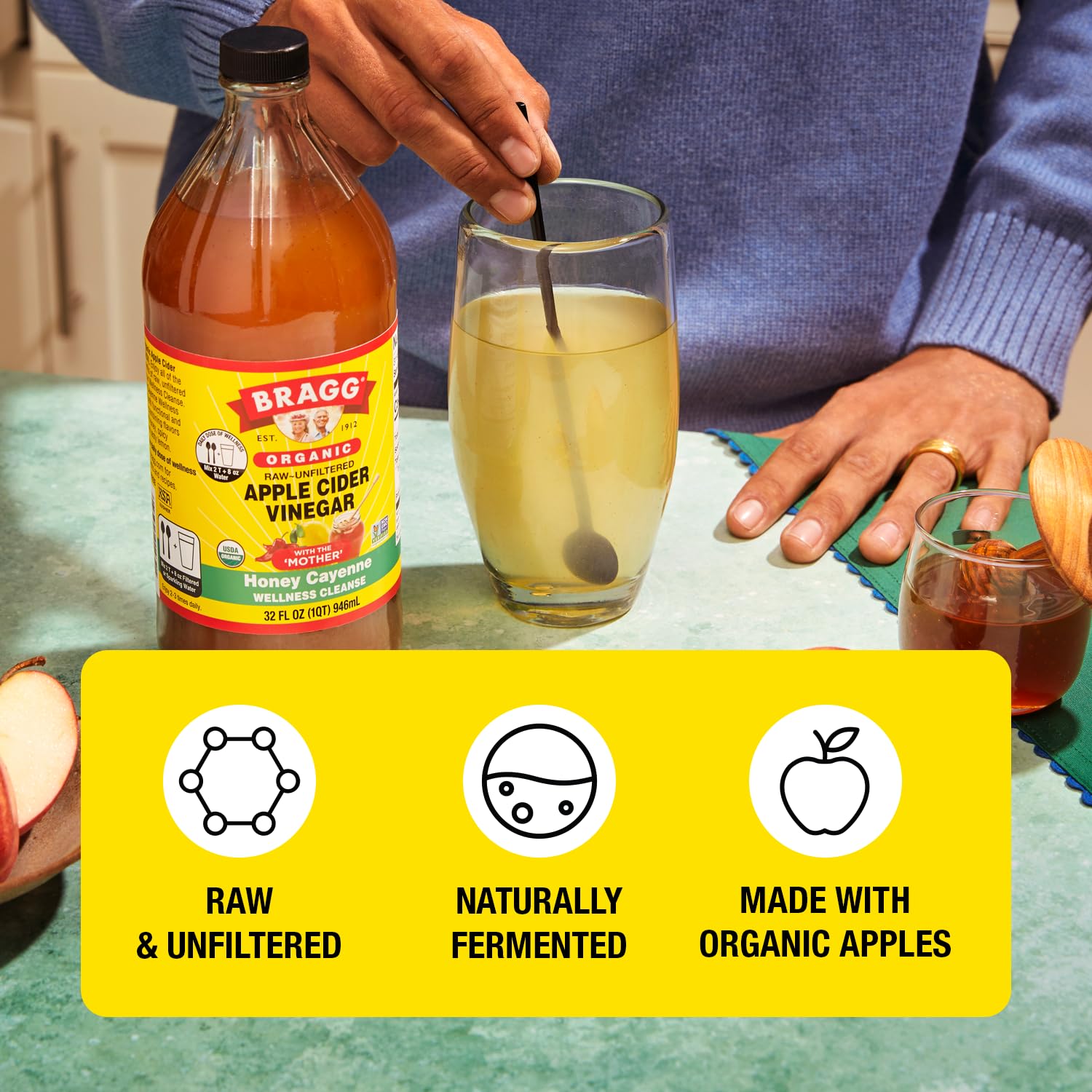 Bragg Organic Apple Cider Vinegar with the Mother - 16 fl oz