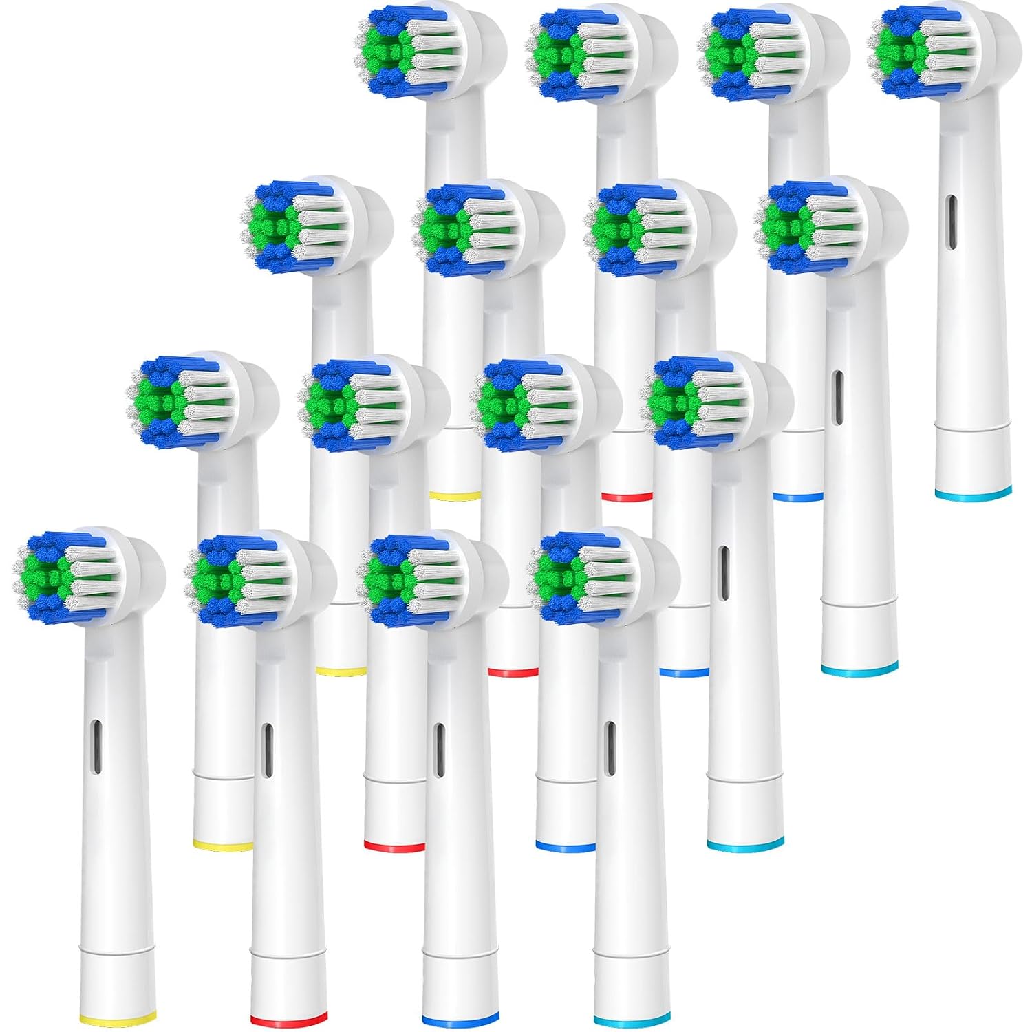 Replacement Toothbrush Heads Compatible with Oral B Braun, 12 Pcs | Professional Electric Toothbrush Brush Heads, Compatible with Oral B Replacement Heads Refill, 7000/Pro 1000/9600/500/3000