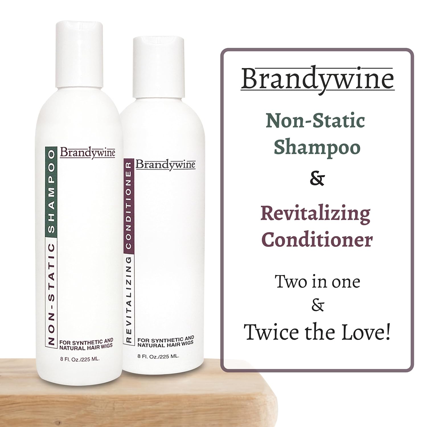 Anti Static Shampoo & Revitalizing Conditioner 8 Ounce, Value Pack Bundle 2 items