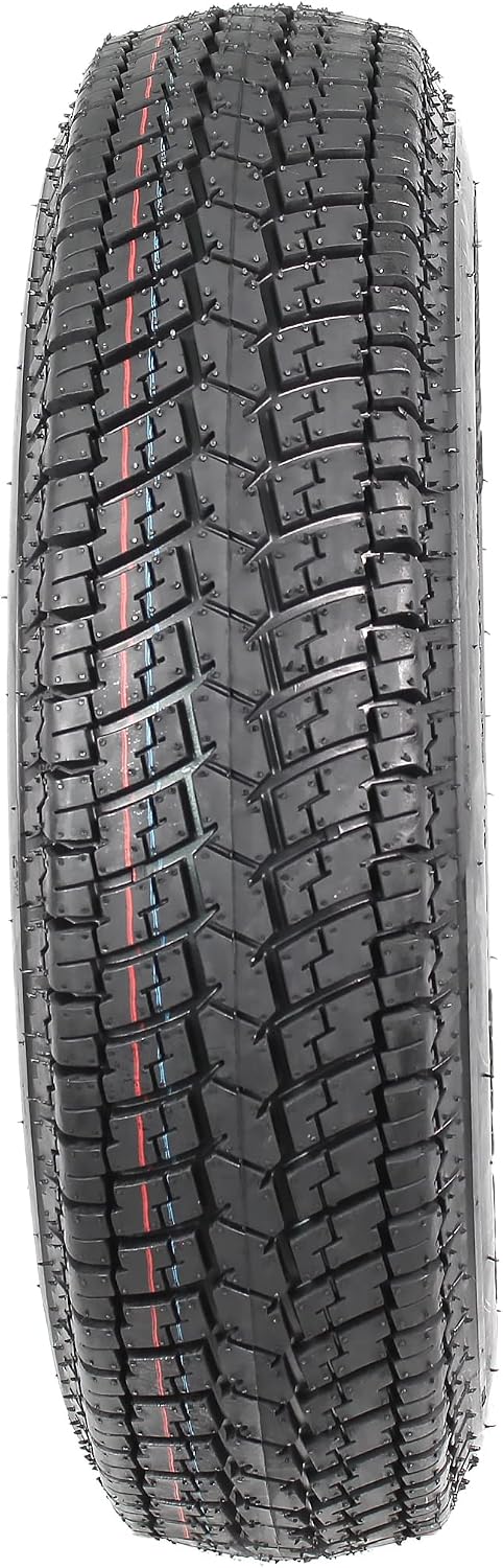 eCustomrim 2-Pack Trailer Tire Rim Assembly ST175/80D13 LRC 4 Lug White | 175/80 D 13 Inch Load Range C 6 Ply Tire