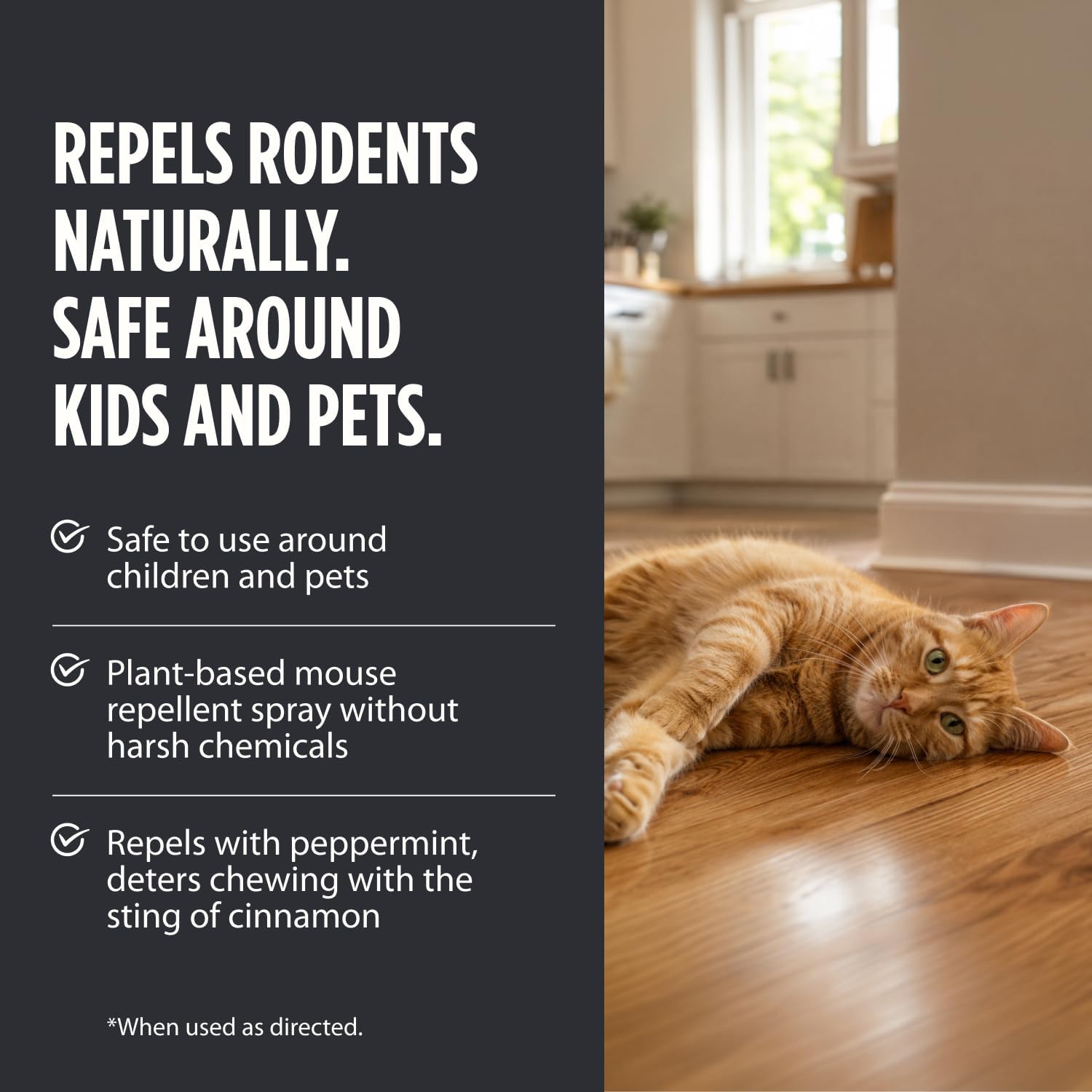 Grandpa Gus's Rodent Repellent Spray, Natural Peppermint Oil, 16 Fl Oz