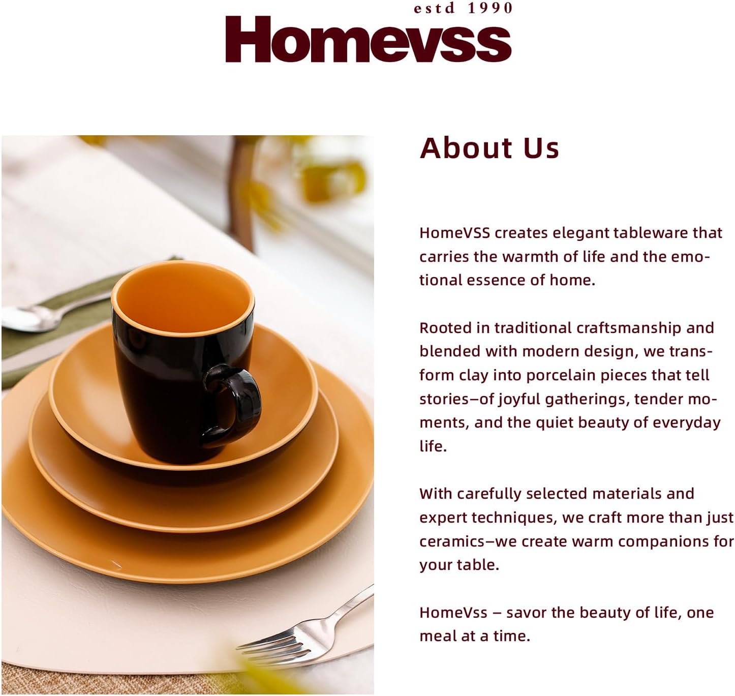 Stoneware Two-Tone Colors Life 16pc Dinner Set，Outside Shiny Black + Inside Matte Glaze Olive