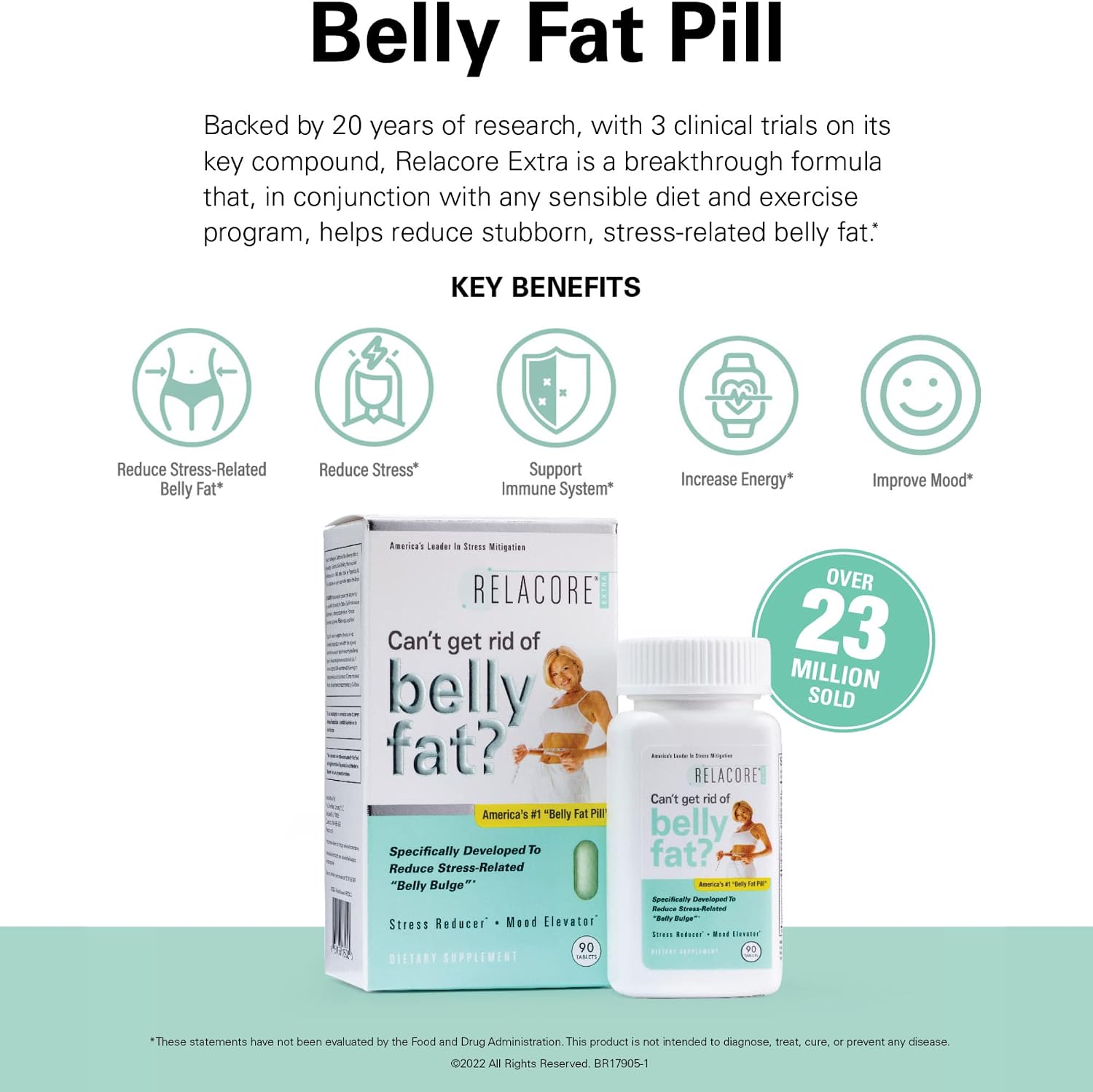 Relacore Extra | Cortisol Support for Women | Daily Stress Supplement
