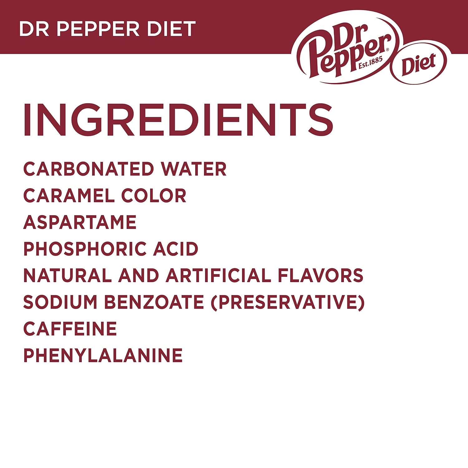 Diet Dr Pepper, 20 Ounce