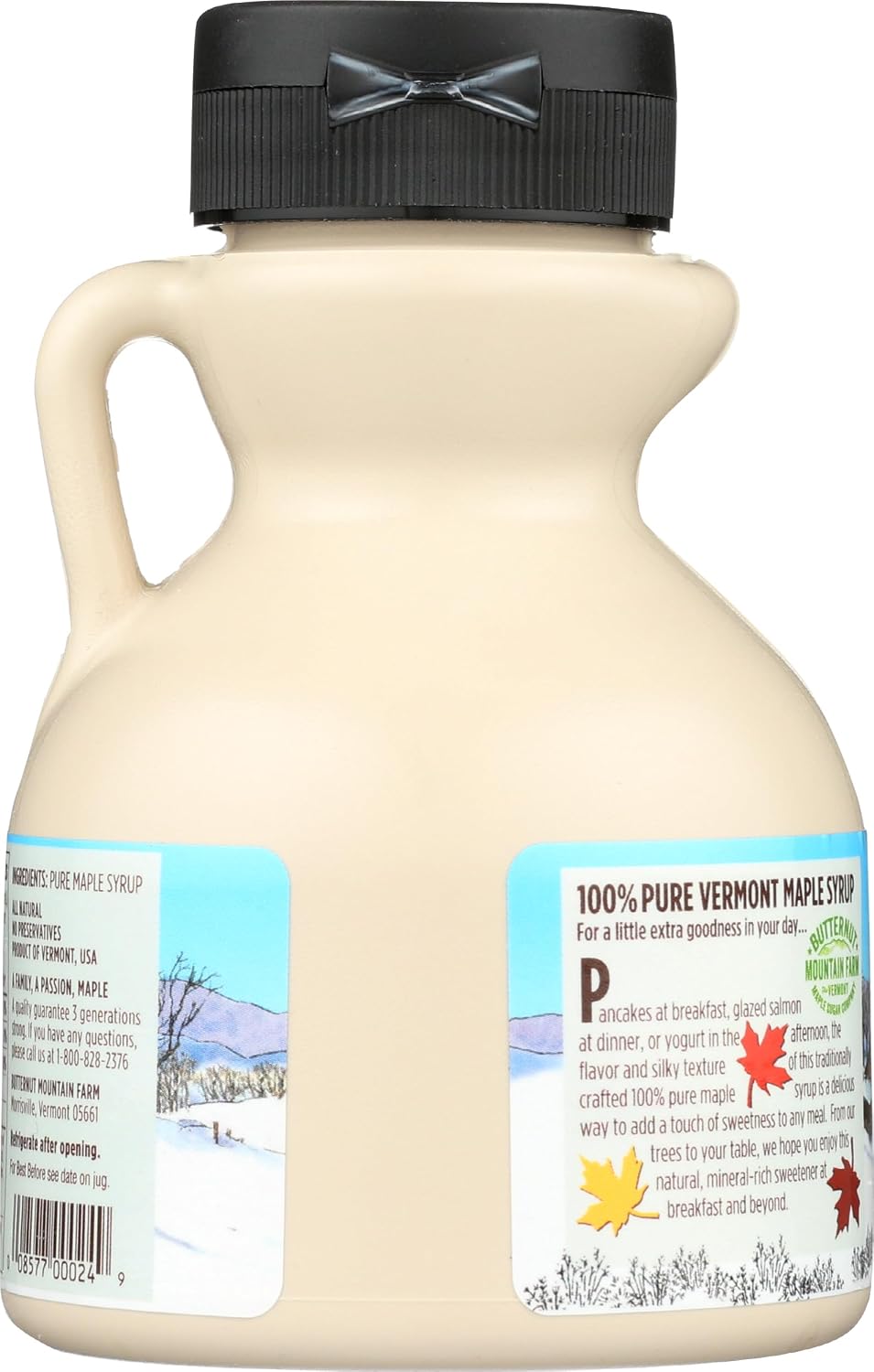 Butternut Mountain Farm, Syrup Maple Amber Rich Jug, 8 Fl Oz