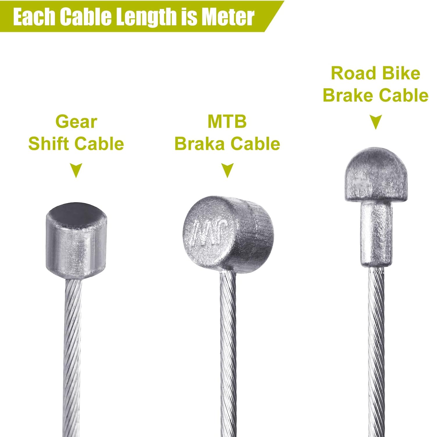 Boao Universal Bike Brake Cable Kit Bicycle Cable Housing Set