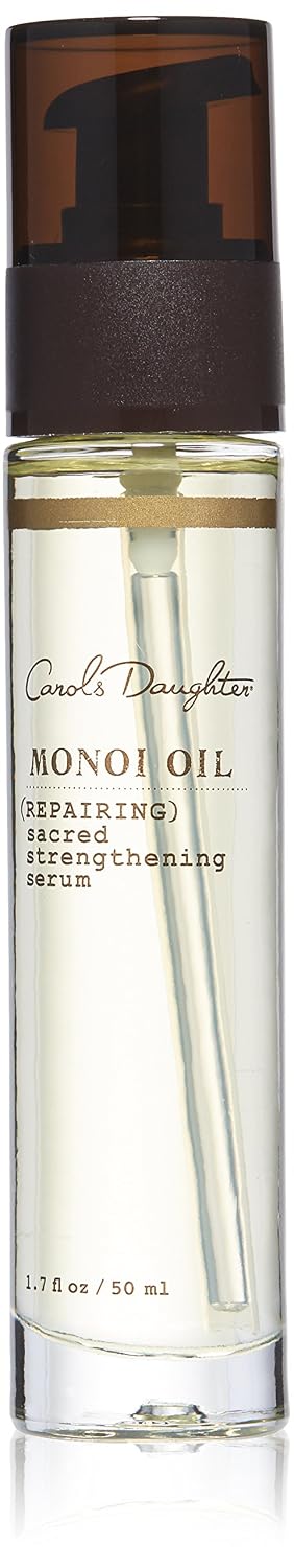 Carol’s Daughter Monoi Repairing Oil Sacred Strengthening Serum for Heat-Styled, Color Treated and Relaxed Hair, Silicone Free, 1.7 fl oz