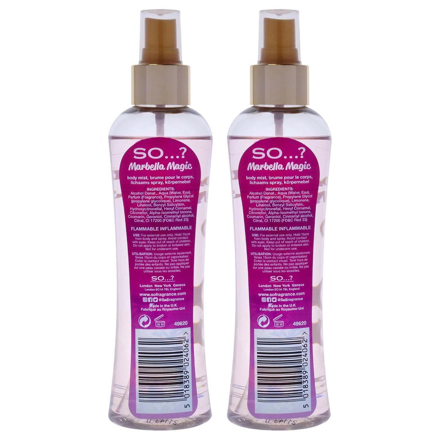 So…? Bali Breeze Body Mist - Perfume for Women with Tropical Aroma - Body Spray for Women with Coconut, Almond and Vanilla Notes - 6.9 oz